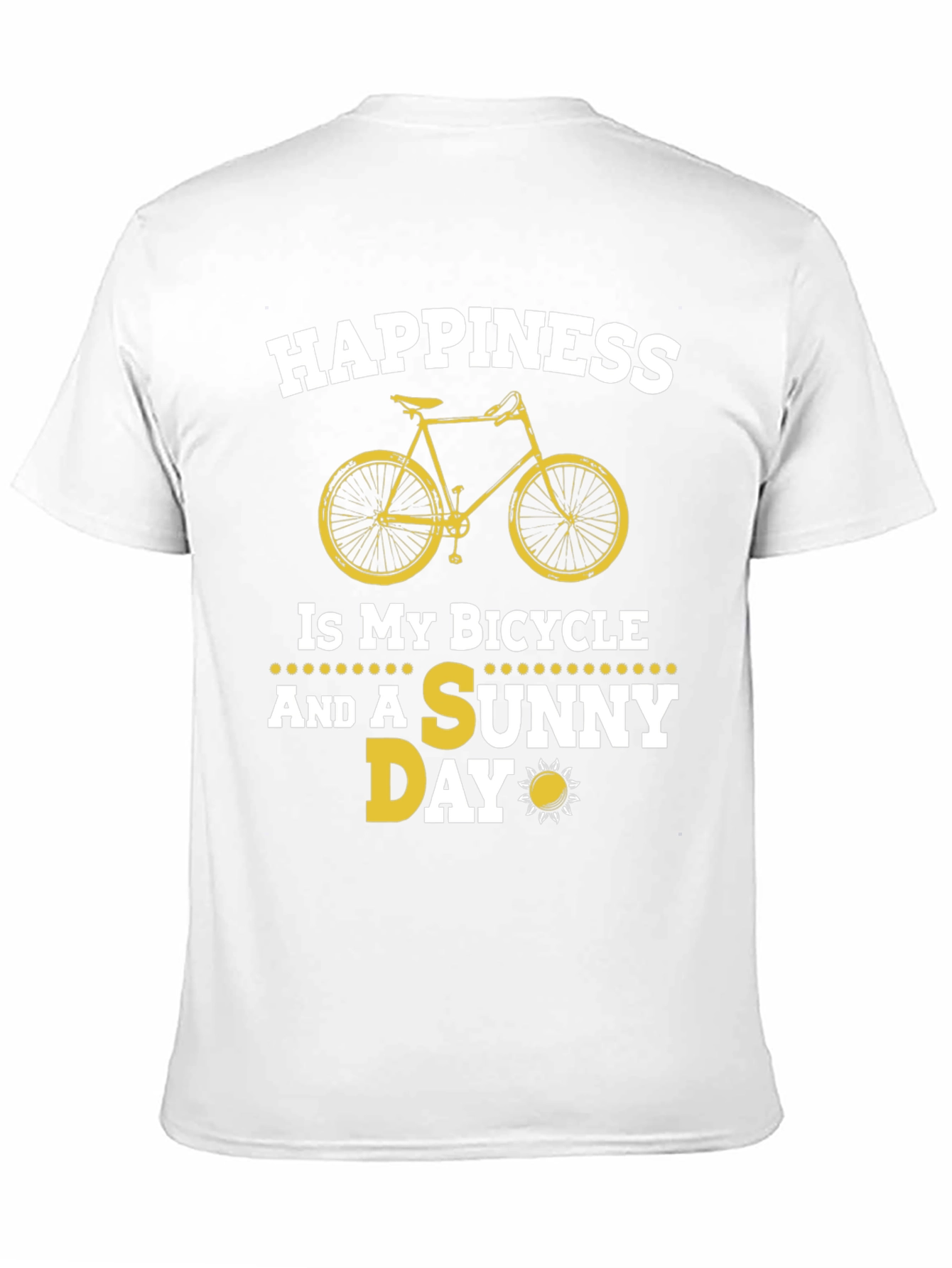 Happiness Bicycle & Sunny Day T-Shirt