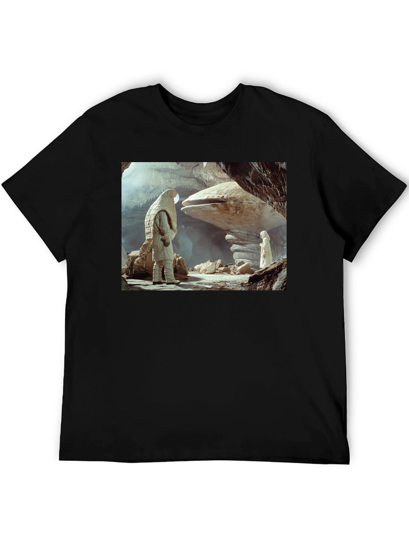 Sci-Fi Cave Dweller T-Shirt - Unique Design