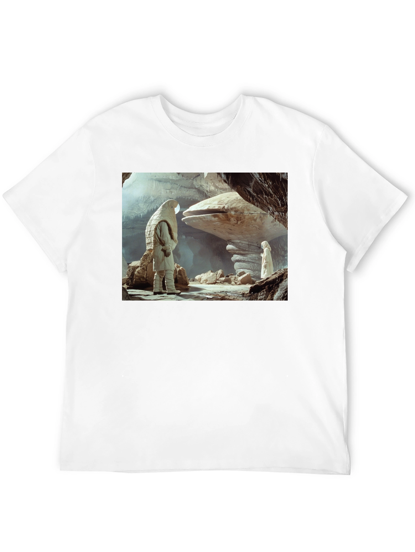 Sci-Fi Cave Dweller T-Shirt - Unique Design