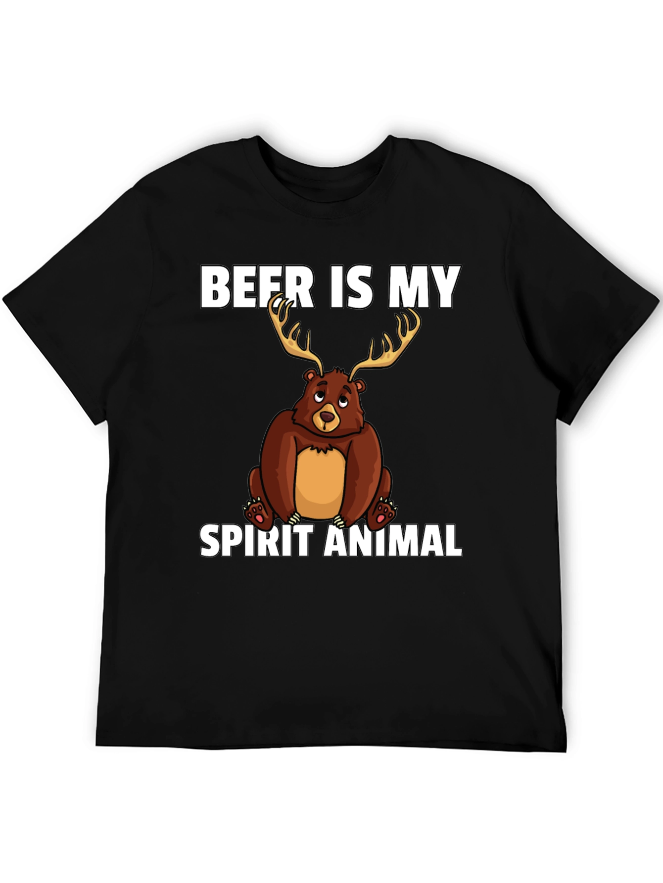 Beer Is My Spirit Animal Graphic T-Shirt