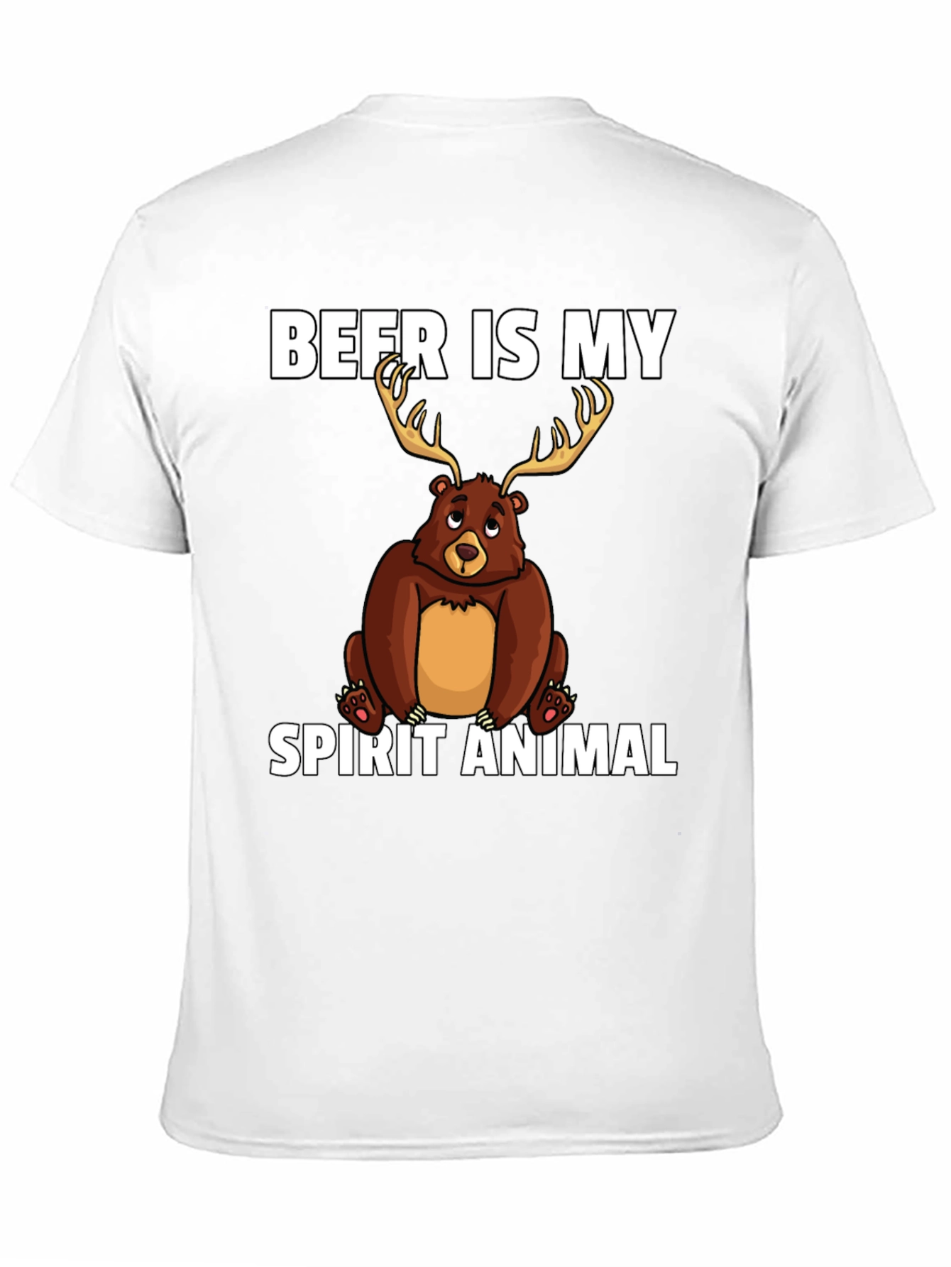 Beer Is My Spirit Animal Graphic T-Shirt