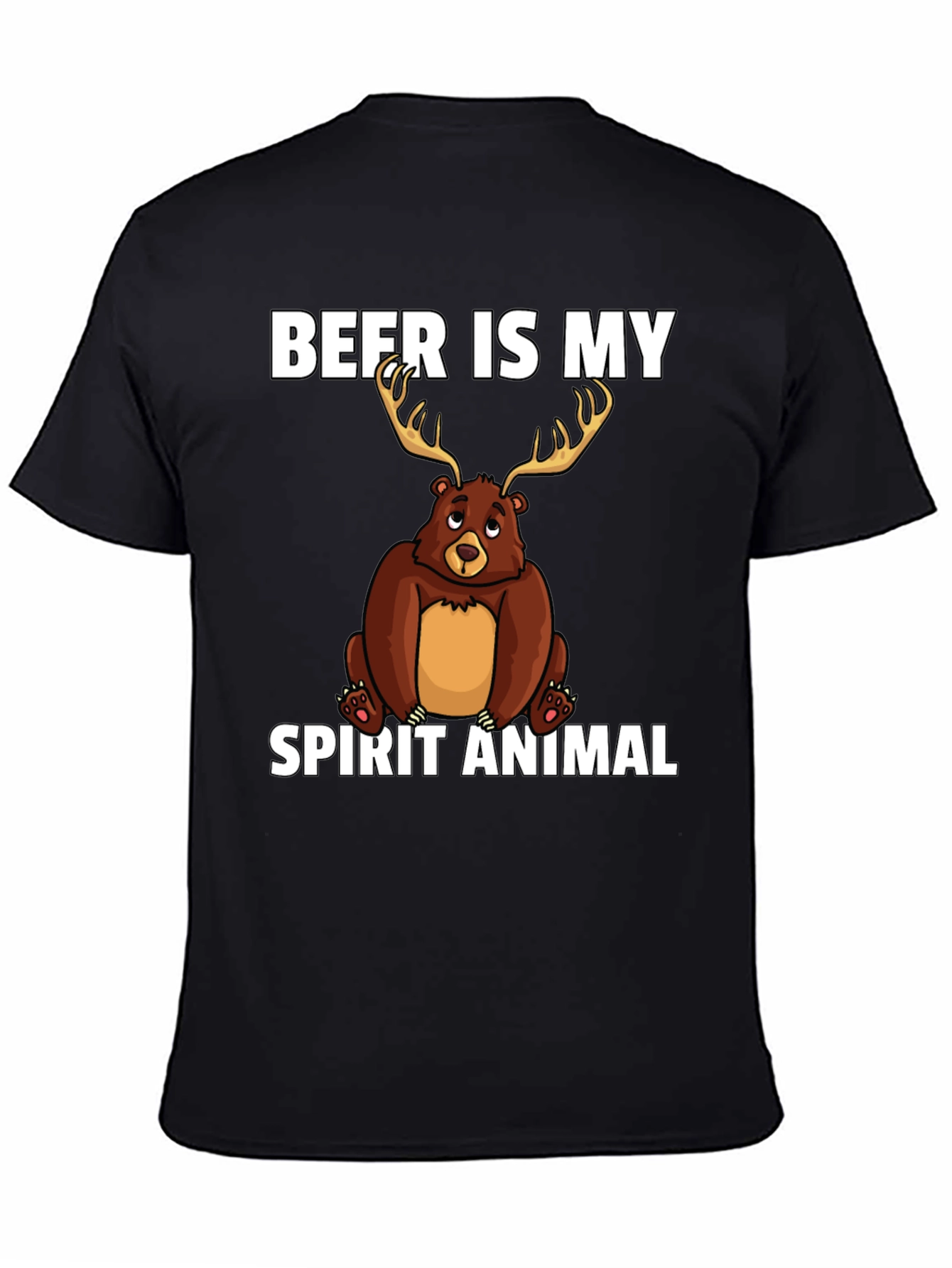 Beer Is My Spirit Animal Graphic T-Shirt
