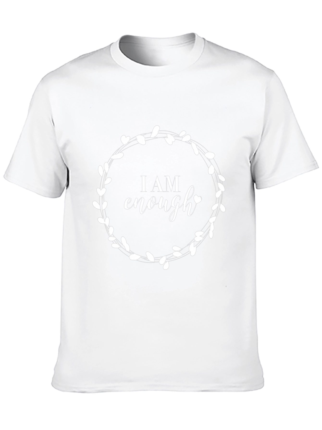I Am Enough Graphic Tee - Black Unisex Shirt
