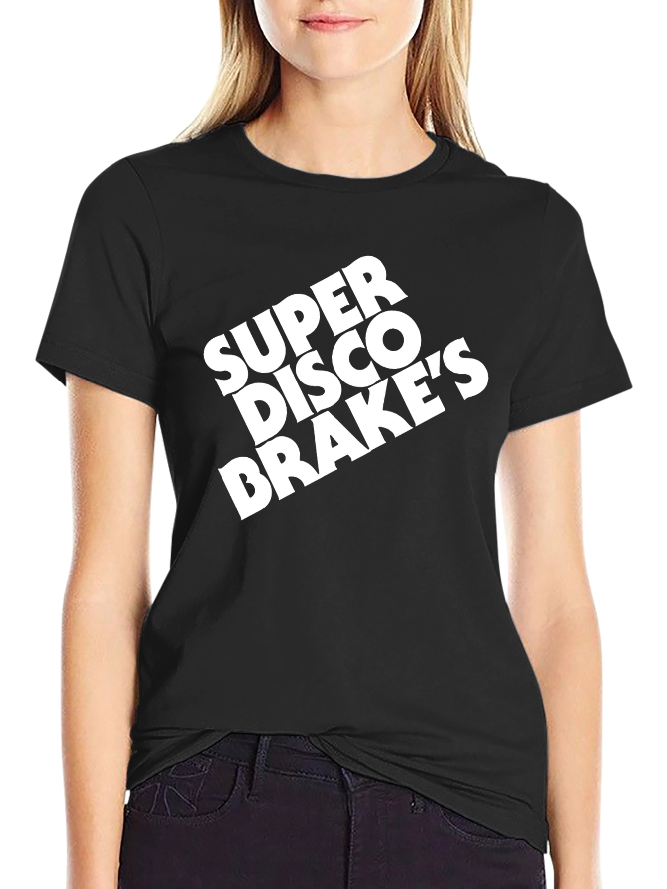 Super Disco Brakes Black Graphic Tee
