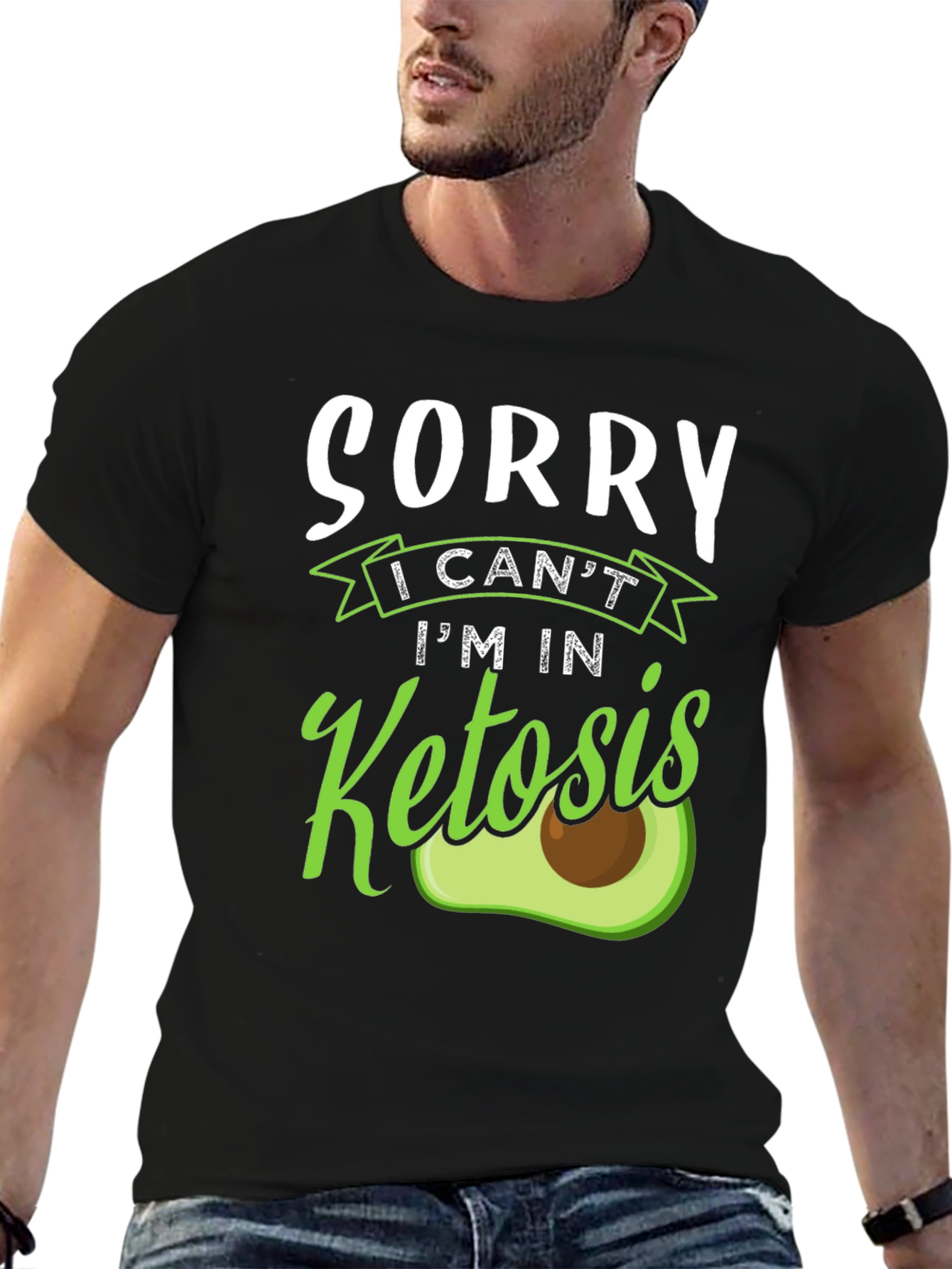 Sorry Im In Ketosis Funny Keto Diet T-Shirt