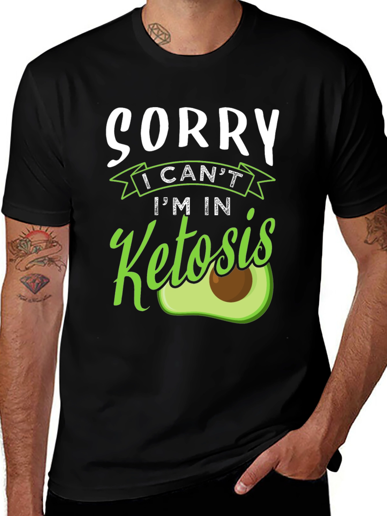 Sorry Im In Ketosis Funny Keto Diet T-Shirt