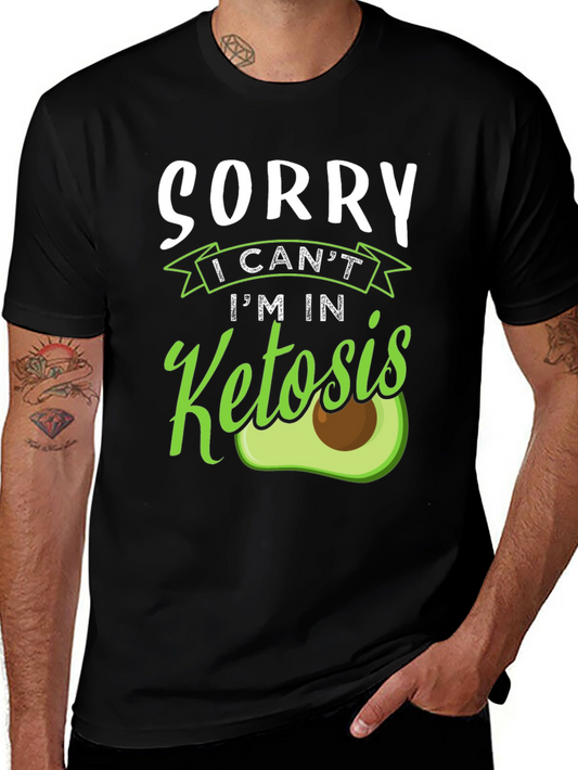 Sorry Im In Ketosis Funny Keto Diet T-Shirt