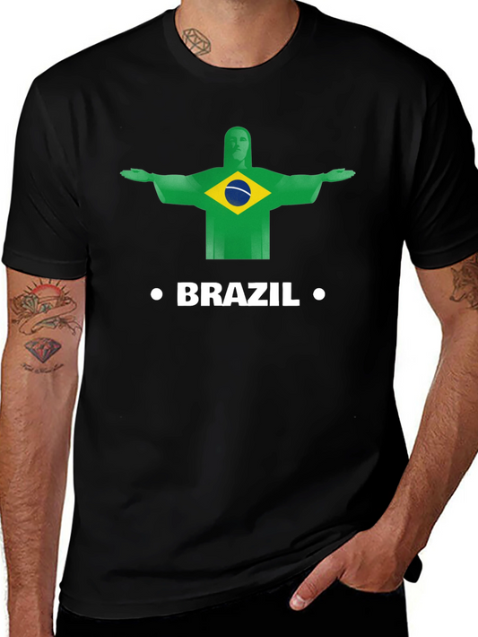 Brazil Christ the Redeemer Graphic Tee