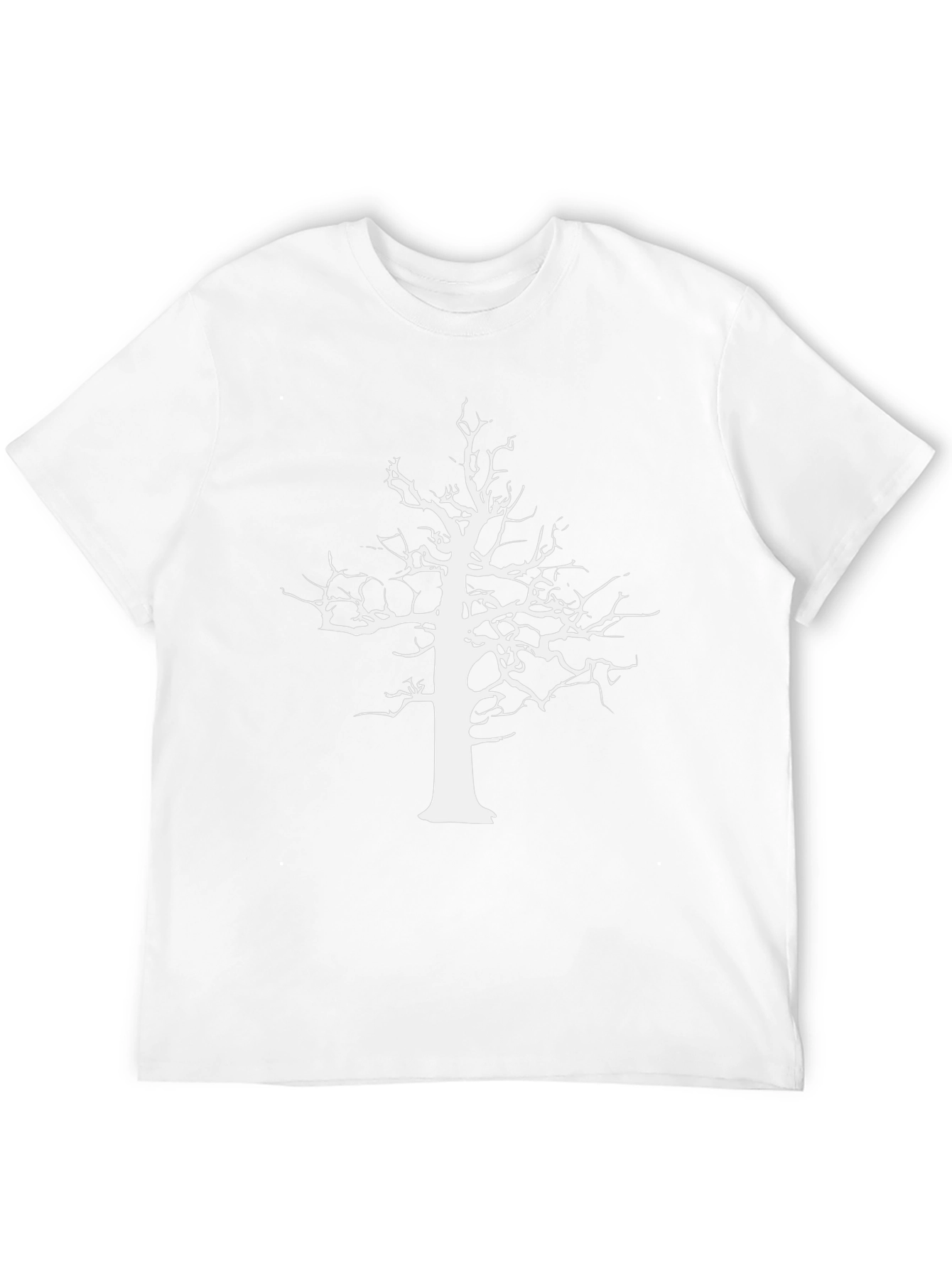 Mens Black Tree Graphic T-Shirt