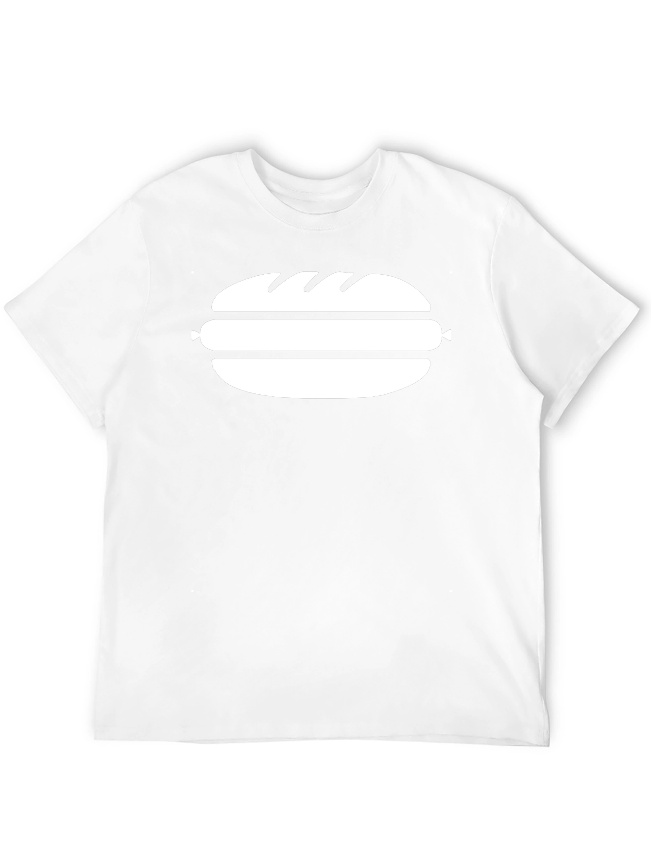 Hot Dog Graphic Tee - Unisex Black T-Shirt