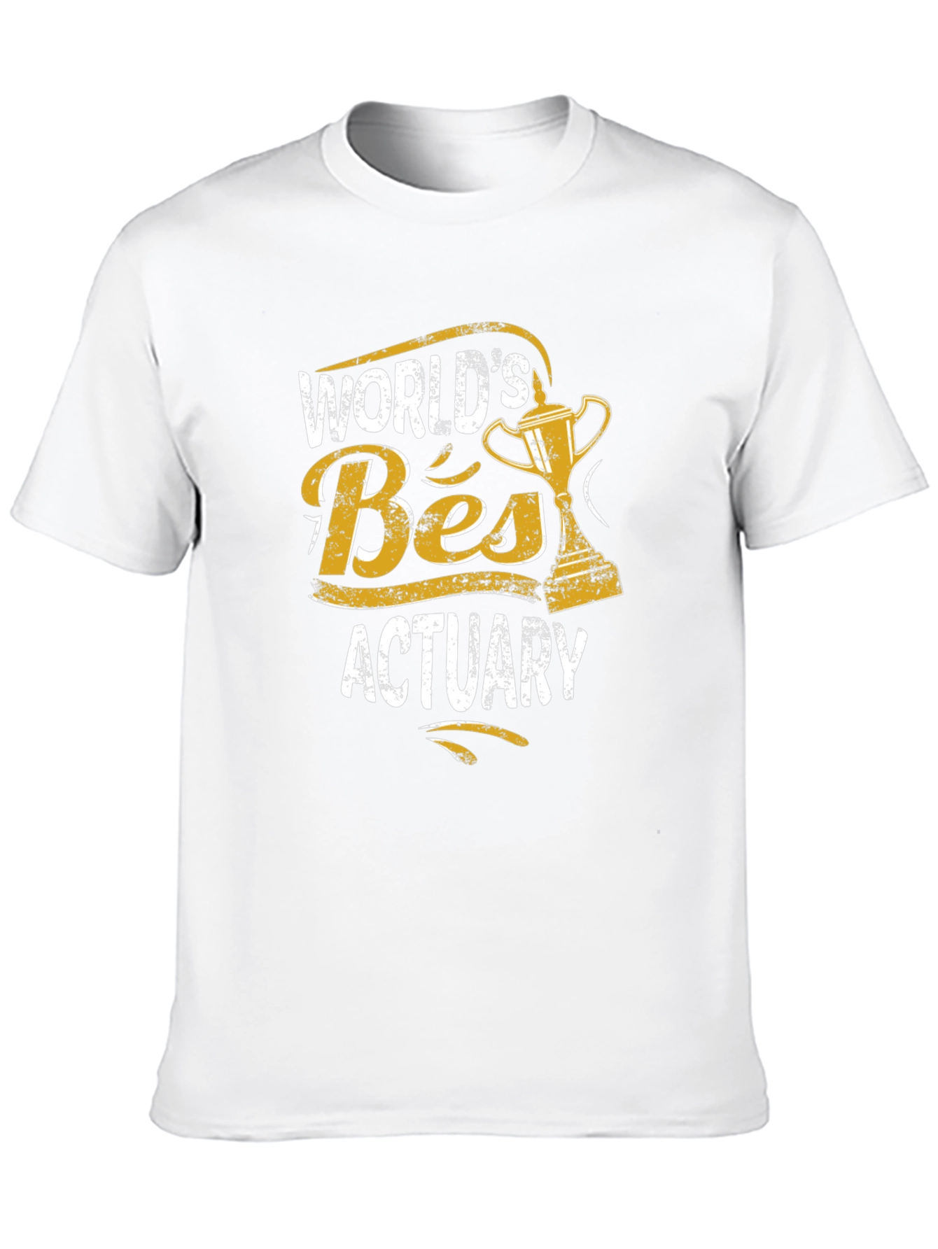 Worlds Best Actuary Graphic Tee - Black