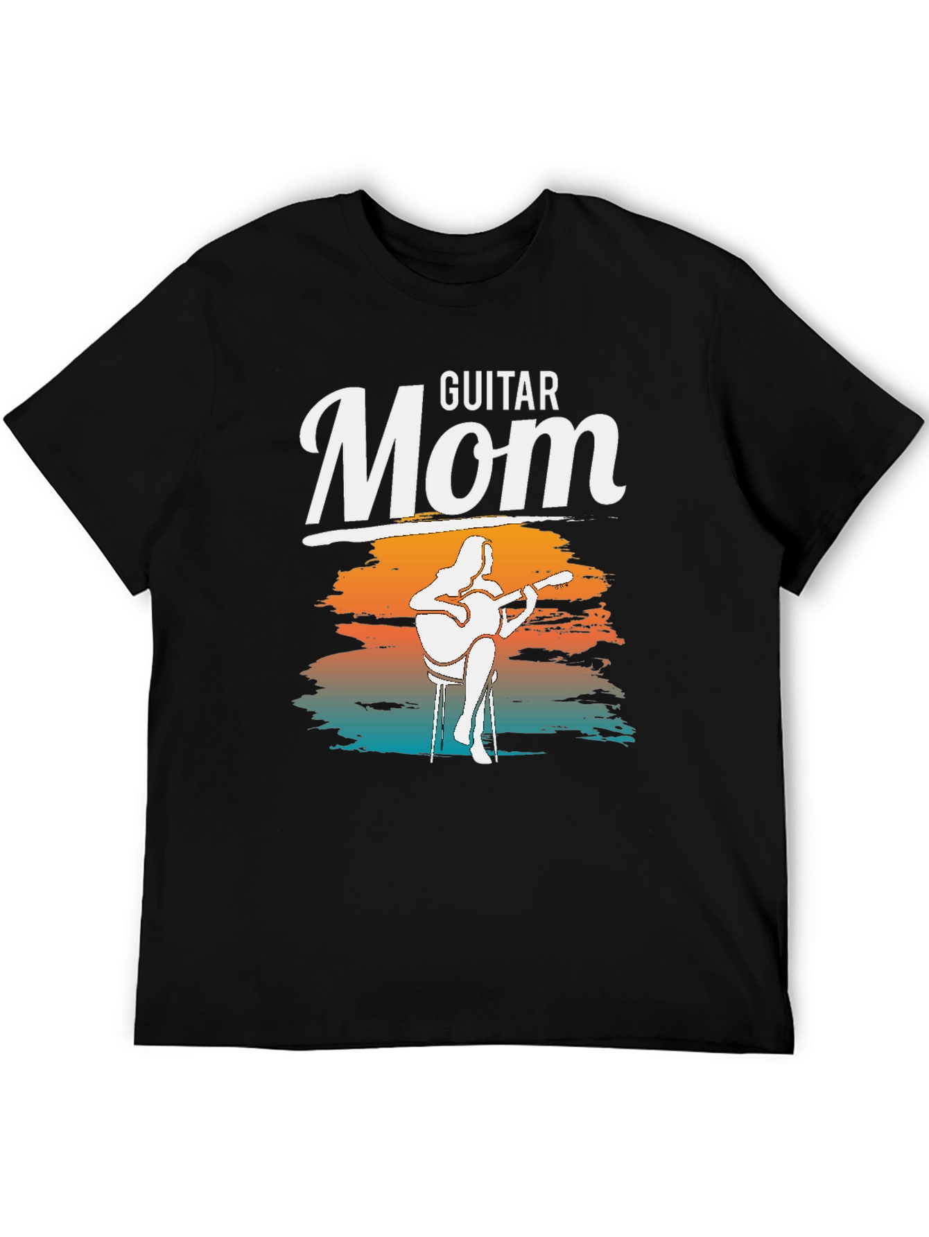 Guitar Mom Graphic T-Shirt