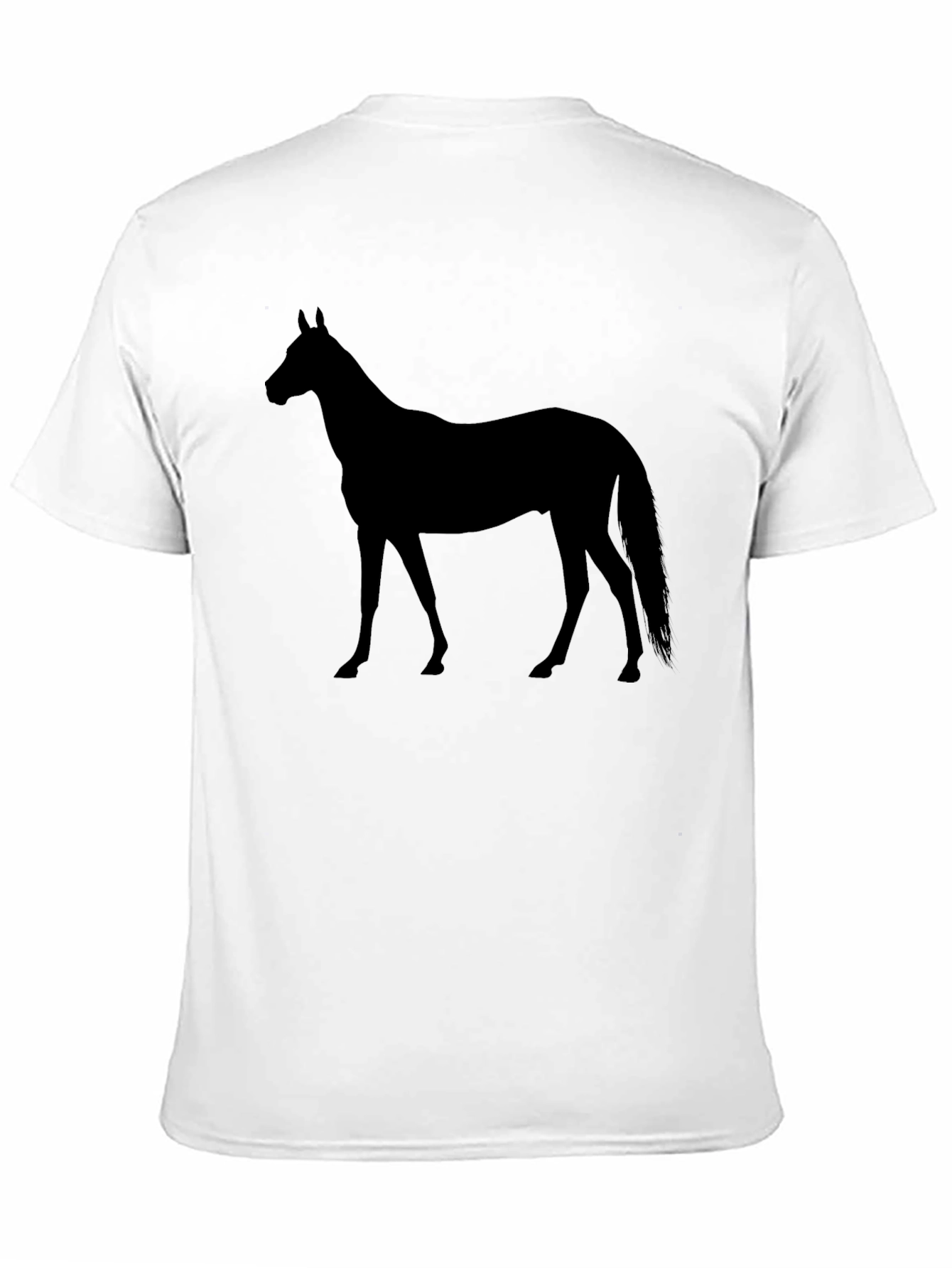 Black Horse Silhouette Graphic Tee