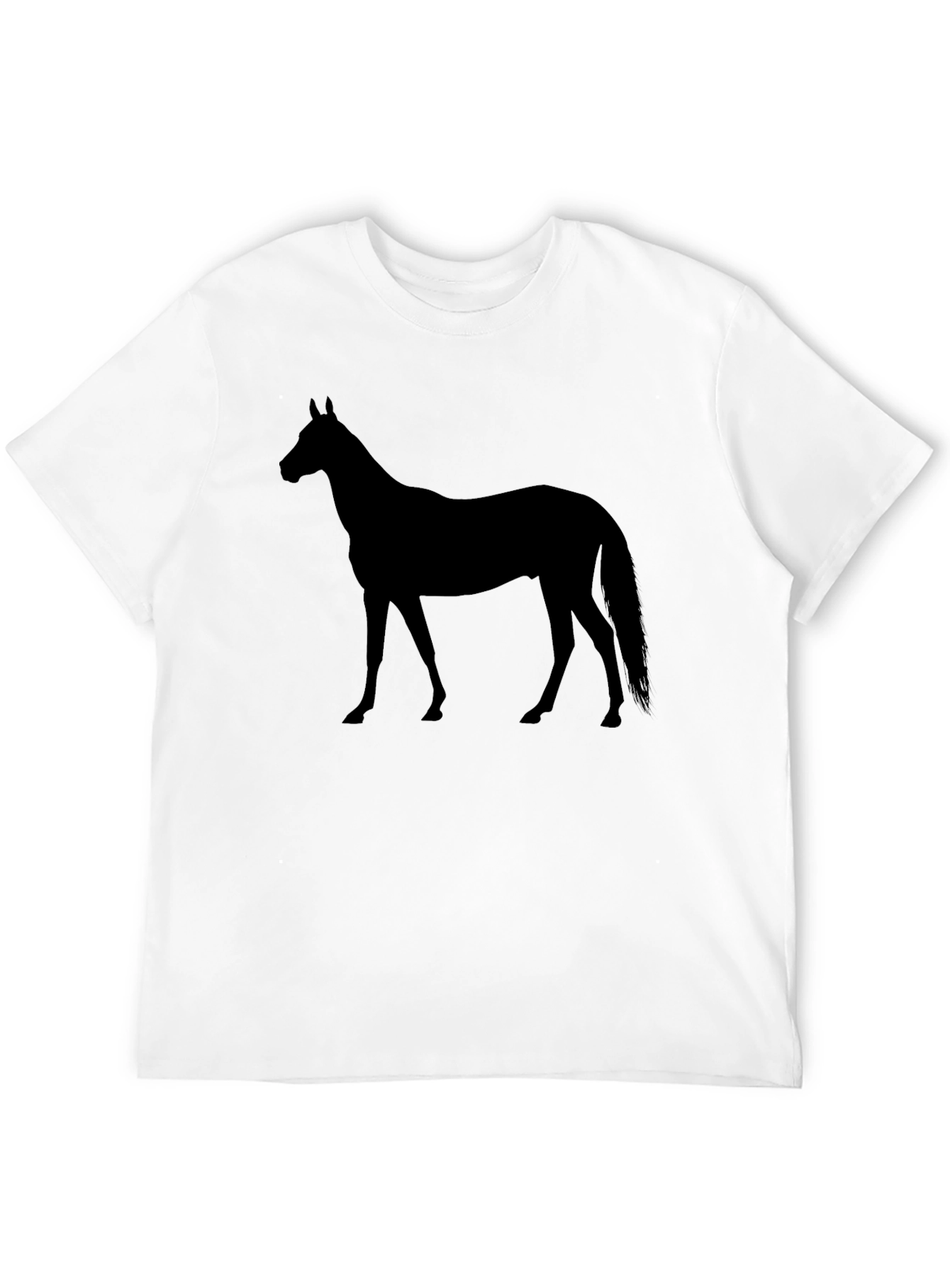 Black Horse Silhouette Graphic Tee