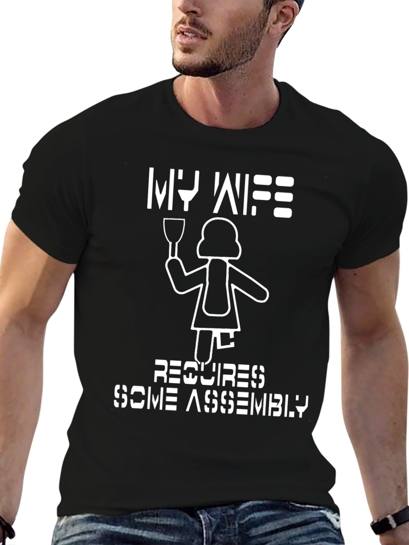 Funny My Wife Requires Some Assembly Graphic T-Shirt
