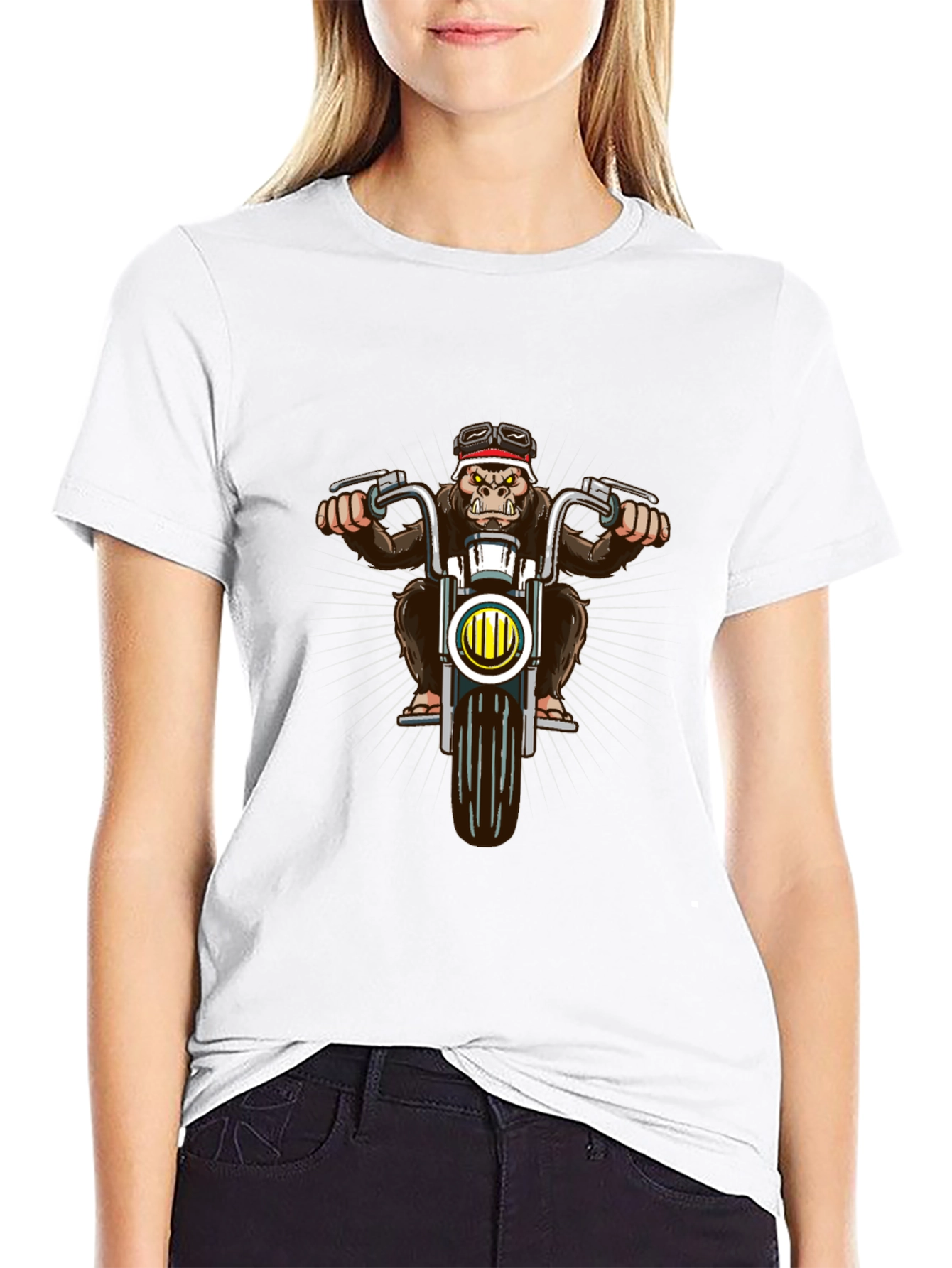 Cool Gorilla Motorbike T-Shirt
