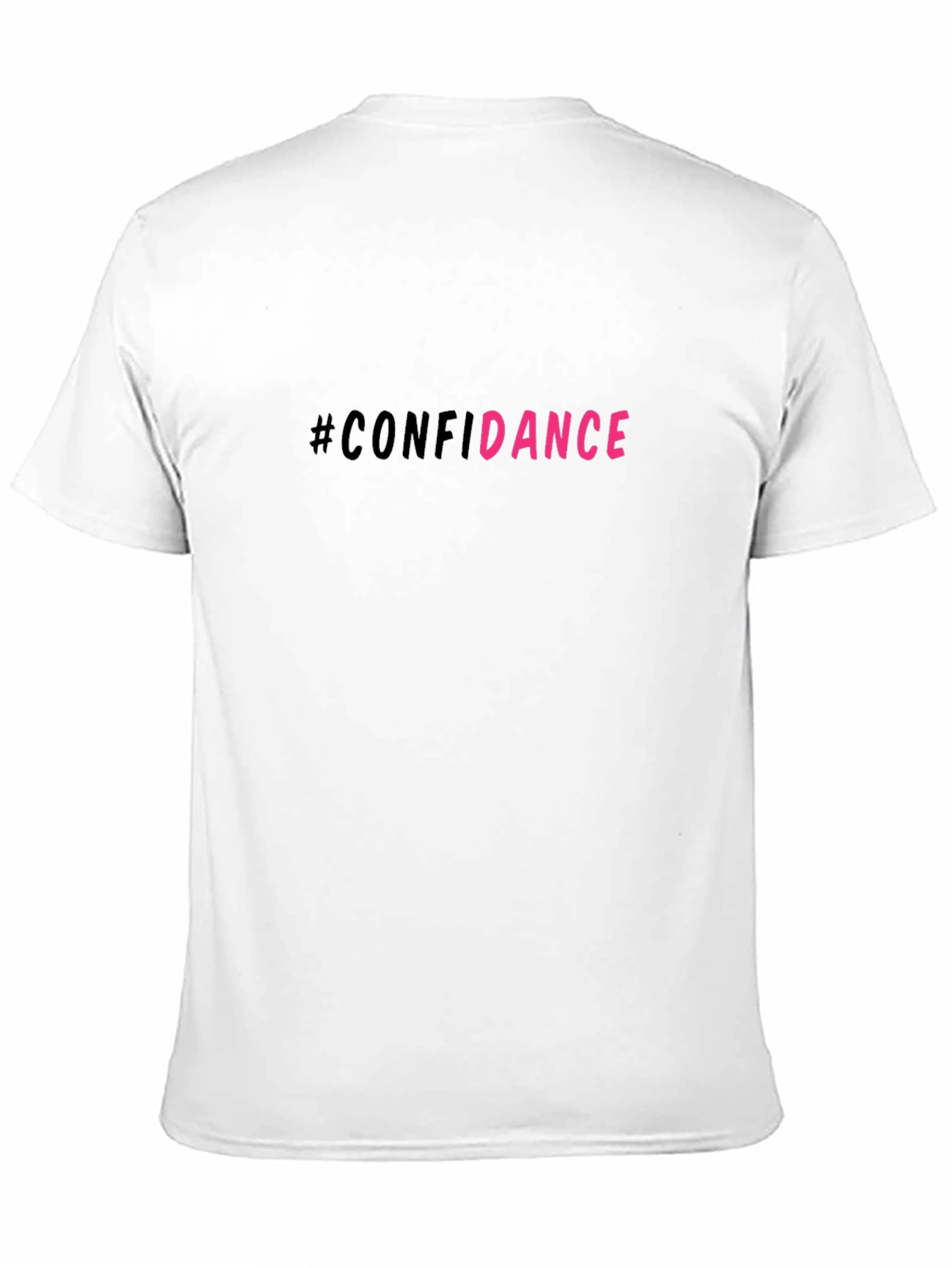 #Confidance Graphic Print Black Unisex T-Shirt