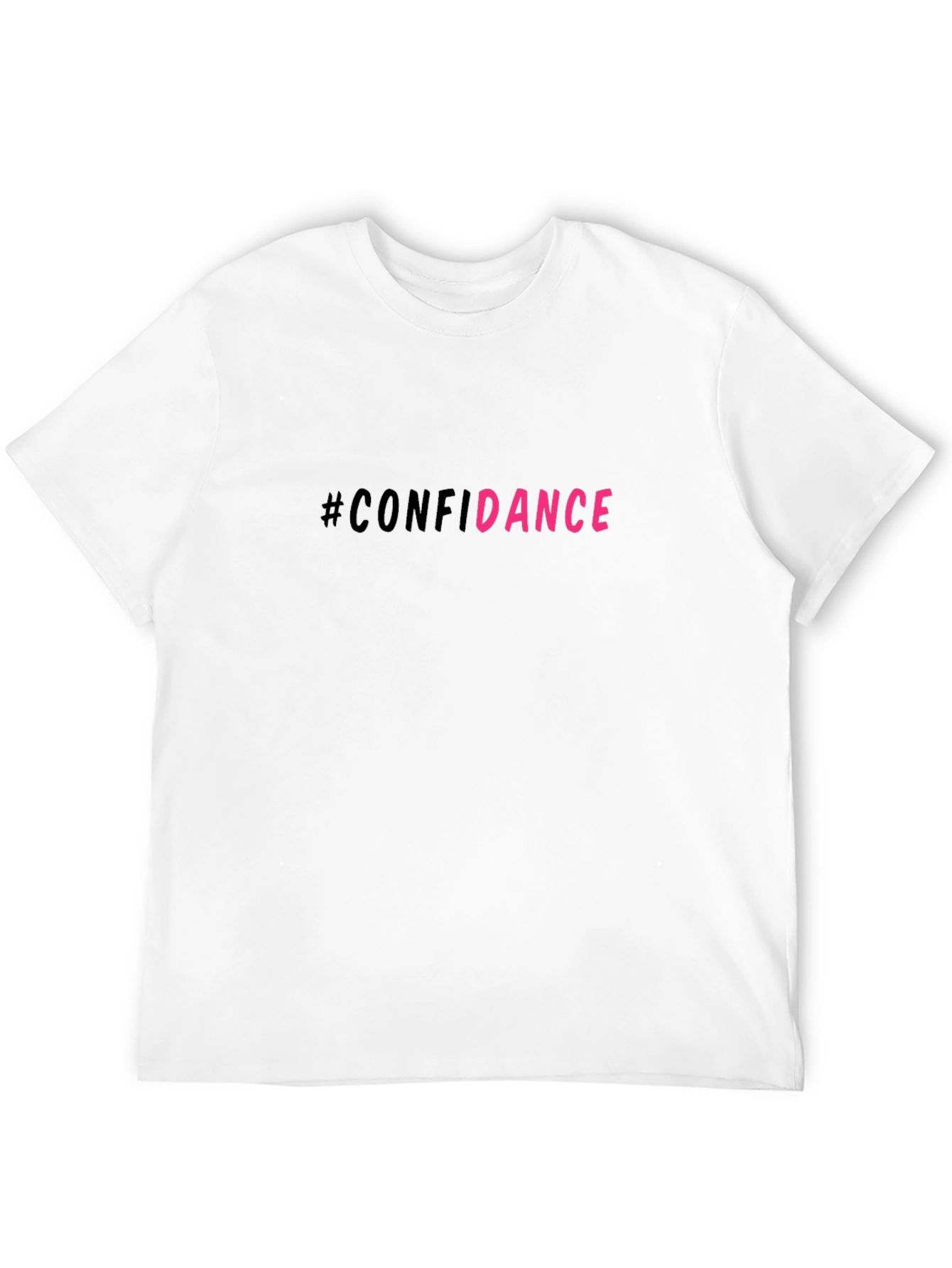 #Confidance Graphic Print Black Unisex T-Shirt