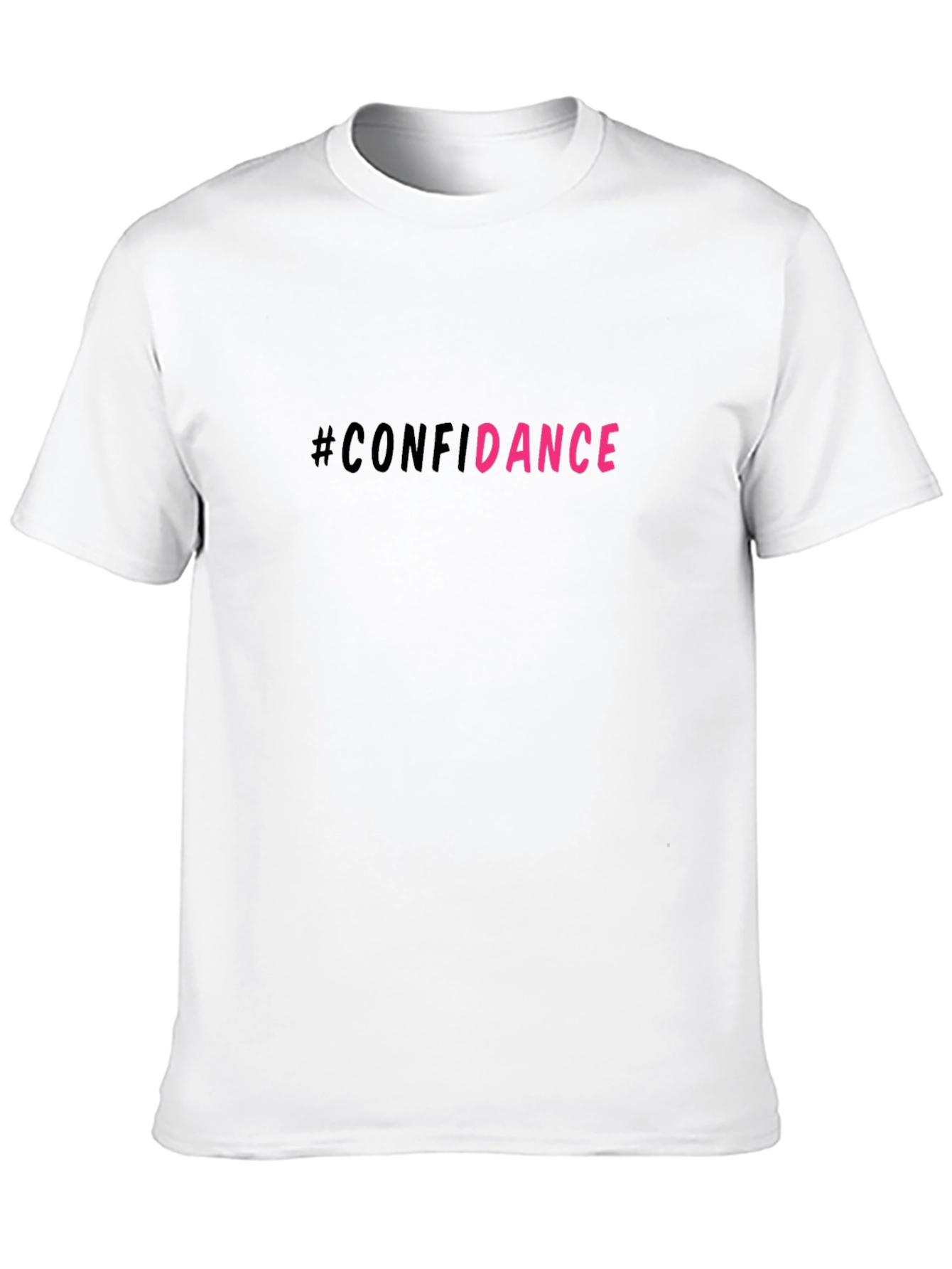 #Confidance Graphic Print Black Unisex T-Shirt