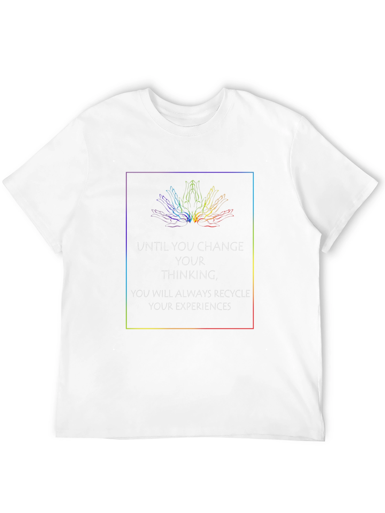 Change Your Thinking Black Graphic T-Shirt