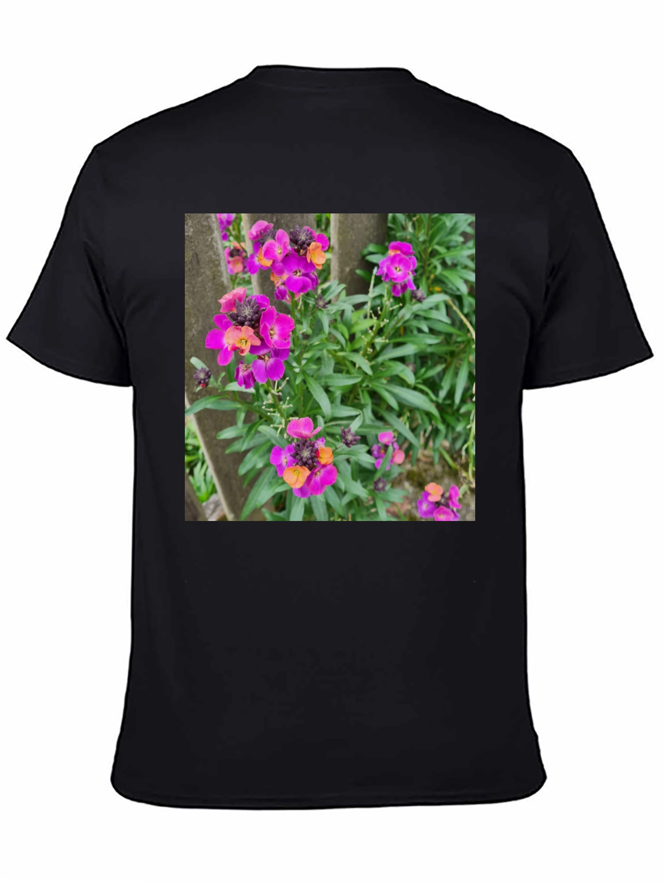 Floral T-Shirt - Purple Wallflowers