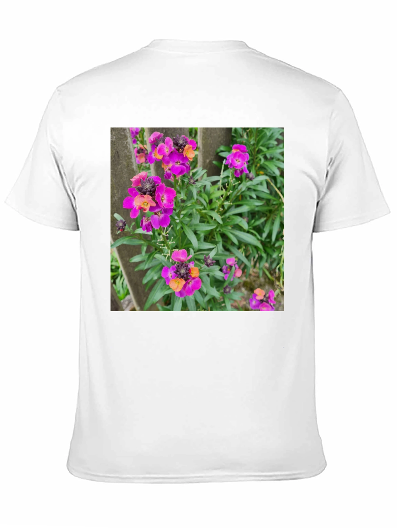 Floral T-Shirt - Purple Wallflowers