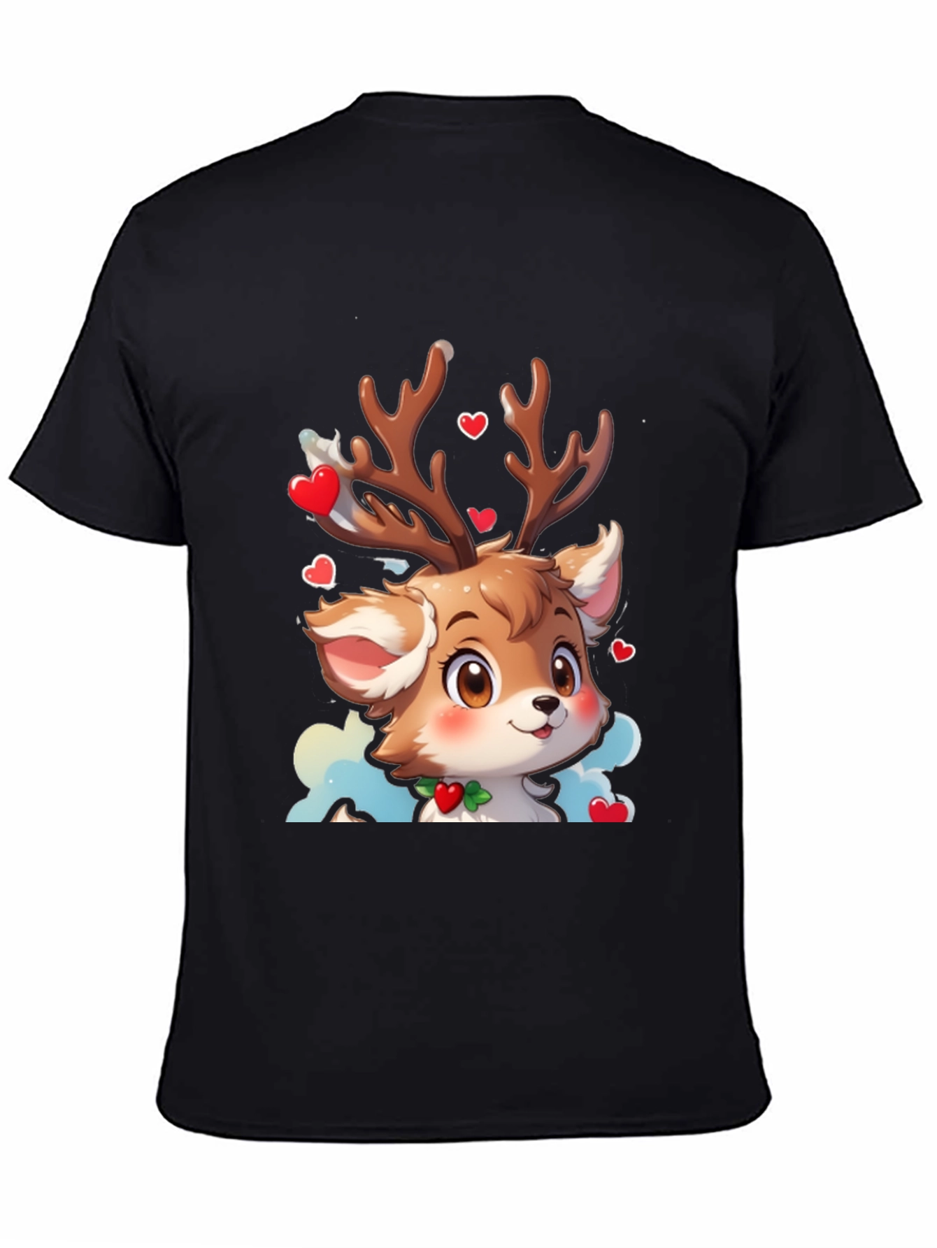 Cute Reindeer Cartoon T-Shirt