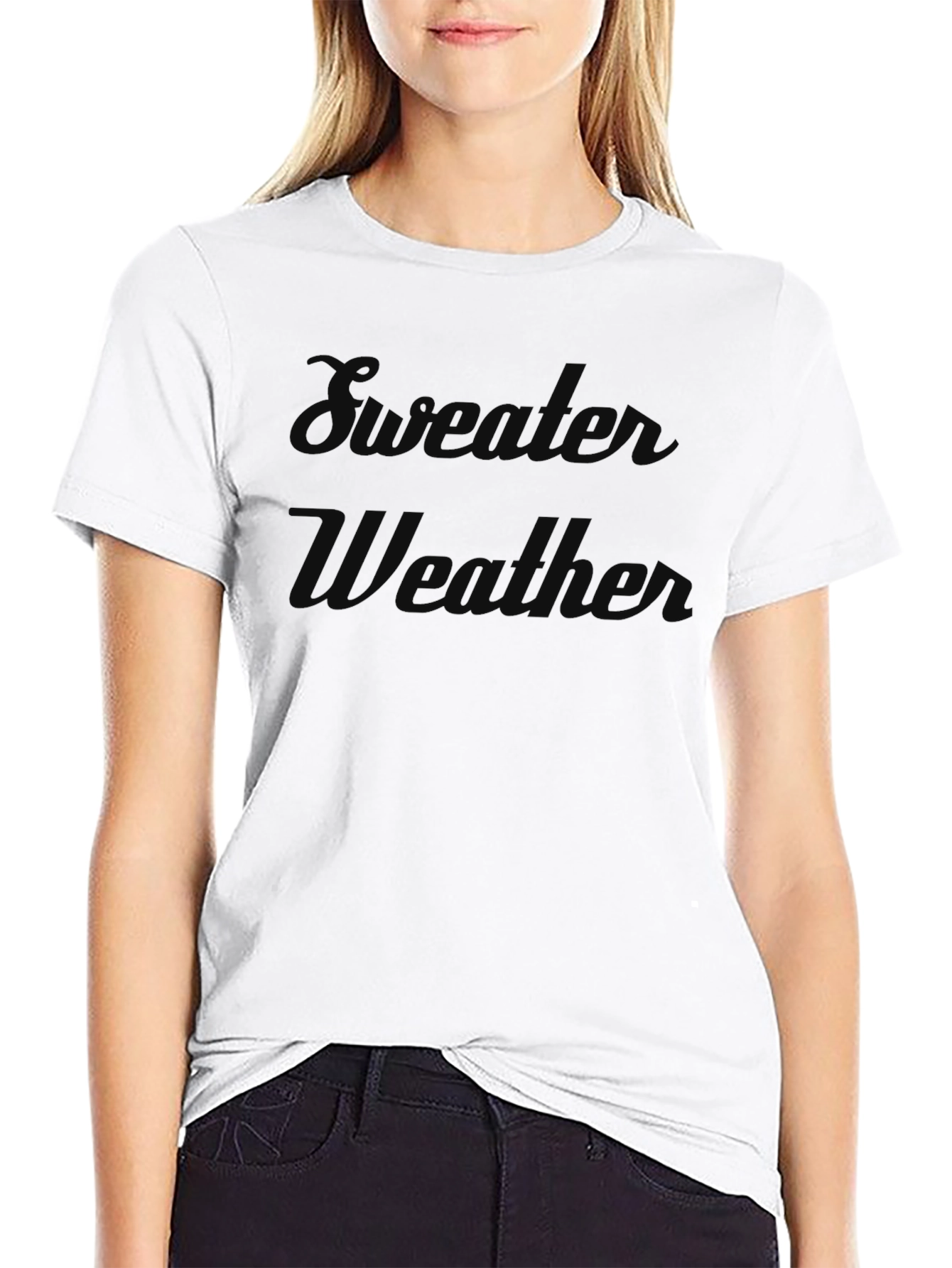 Sweater Weather Graphic Tee - Trendy Unisex T-Shirt