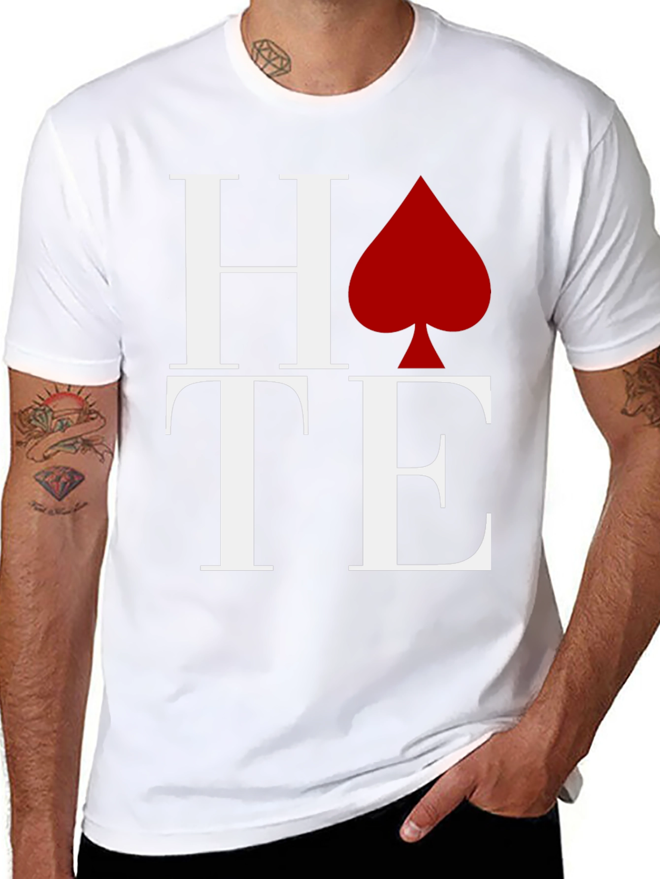 Hate Spades T-Shirt Graphic Tee