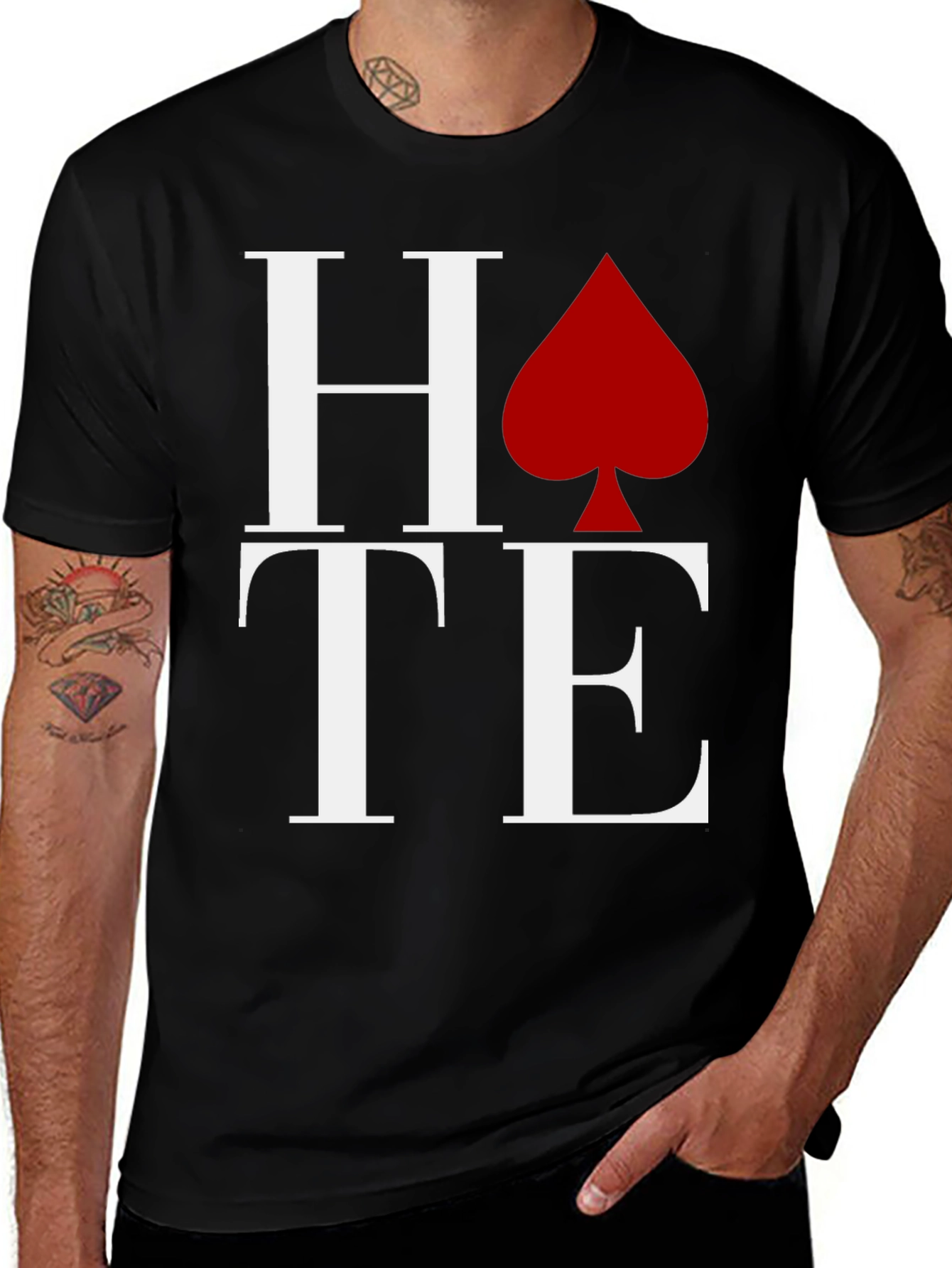 Hate Spades T-Shirt Graphic Tee