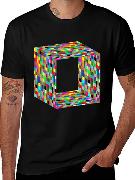Geometric Optical Illusion T-Shirt