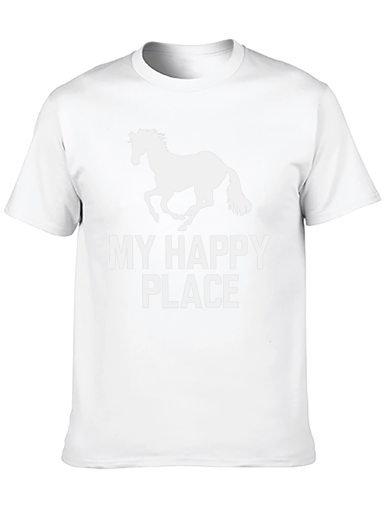 My Happy Place Horse Graphic T-Shirt