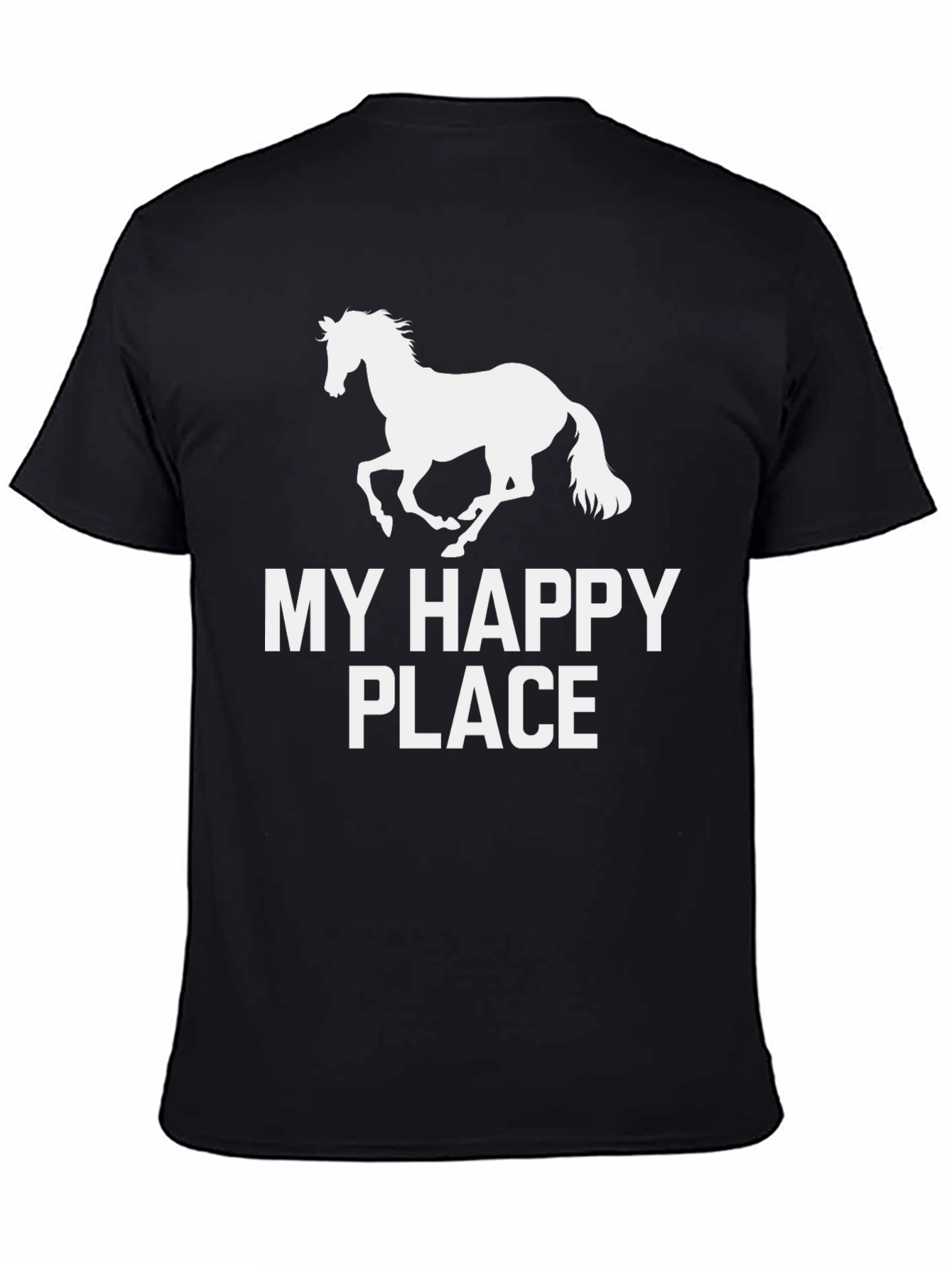 My Happy Place Horse Graphic T-Shirt