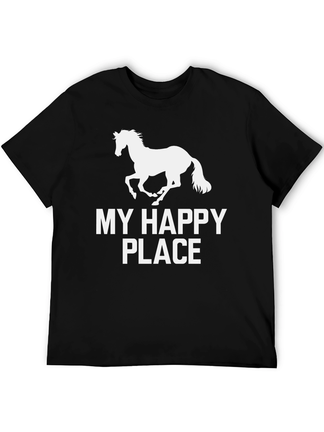 My Happy Place Horse Graphic T-Shirt