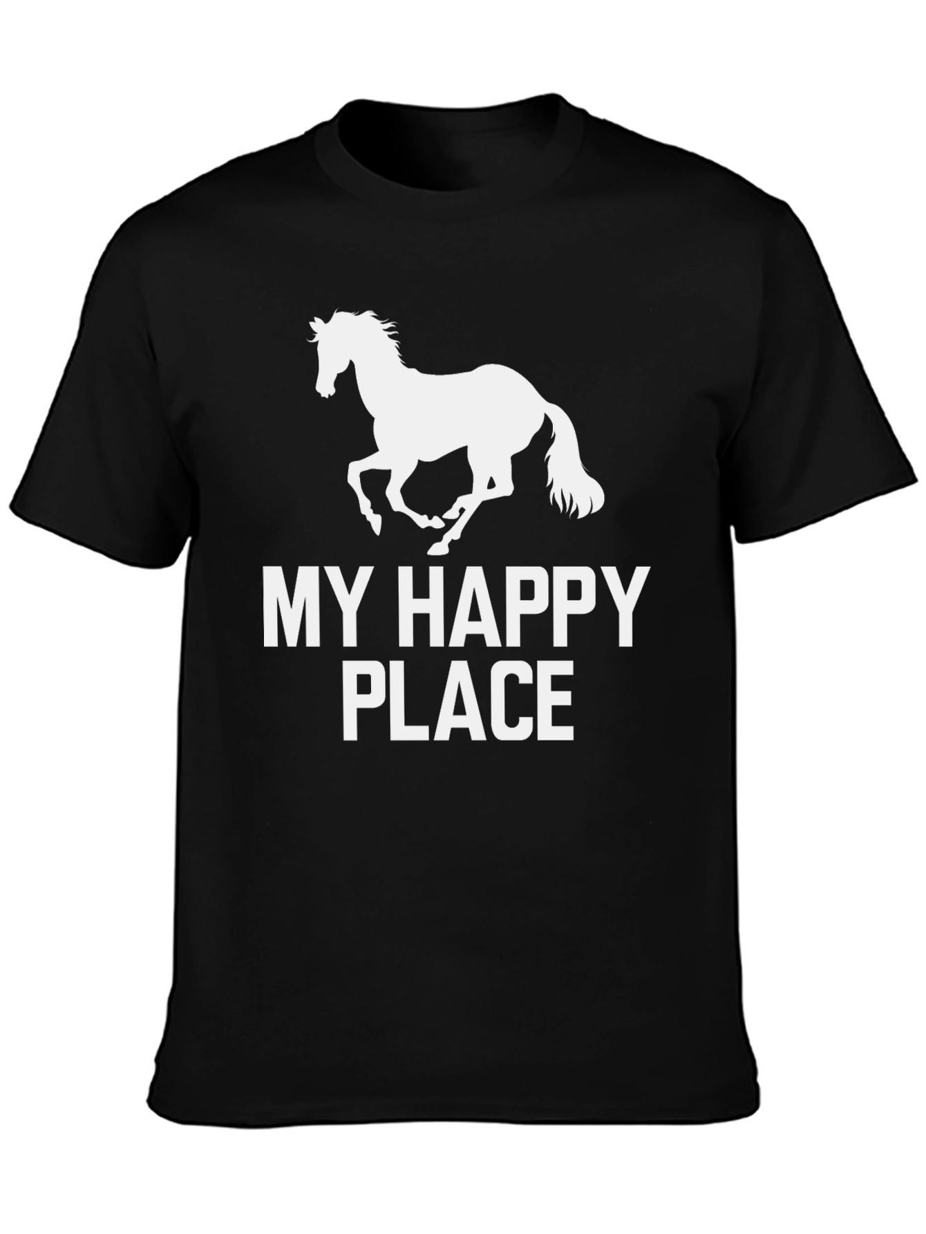 My Happy Place Horse Graphic T-Shirt