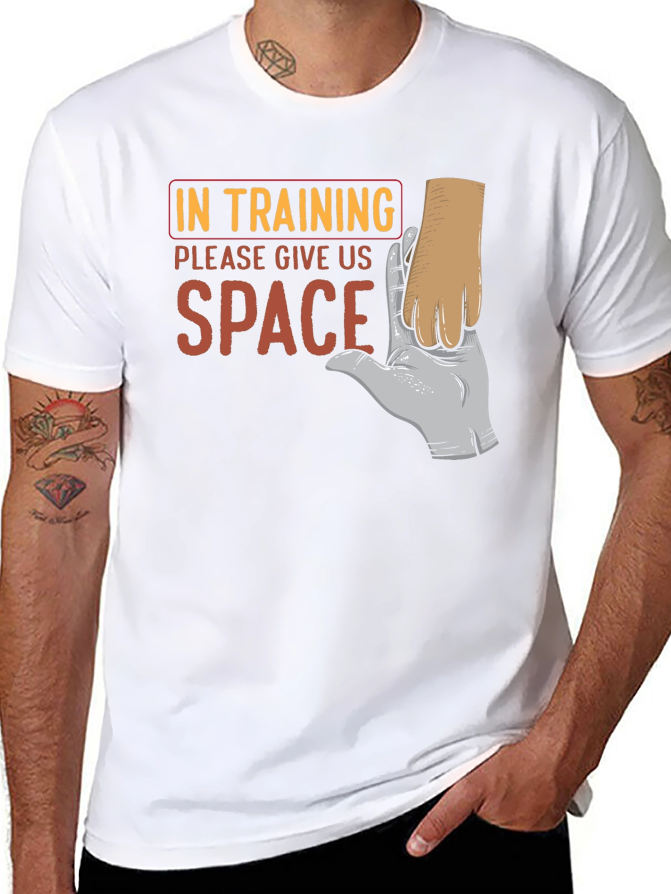In Training Give Us Space Funny Dog Lover T-Shirt