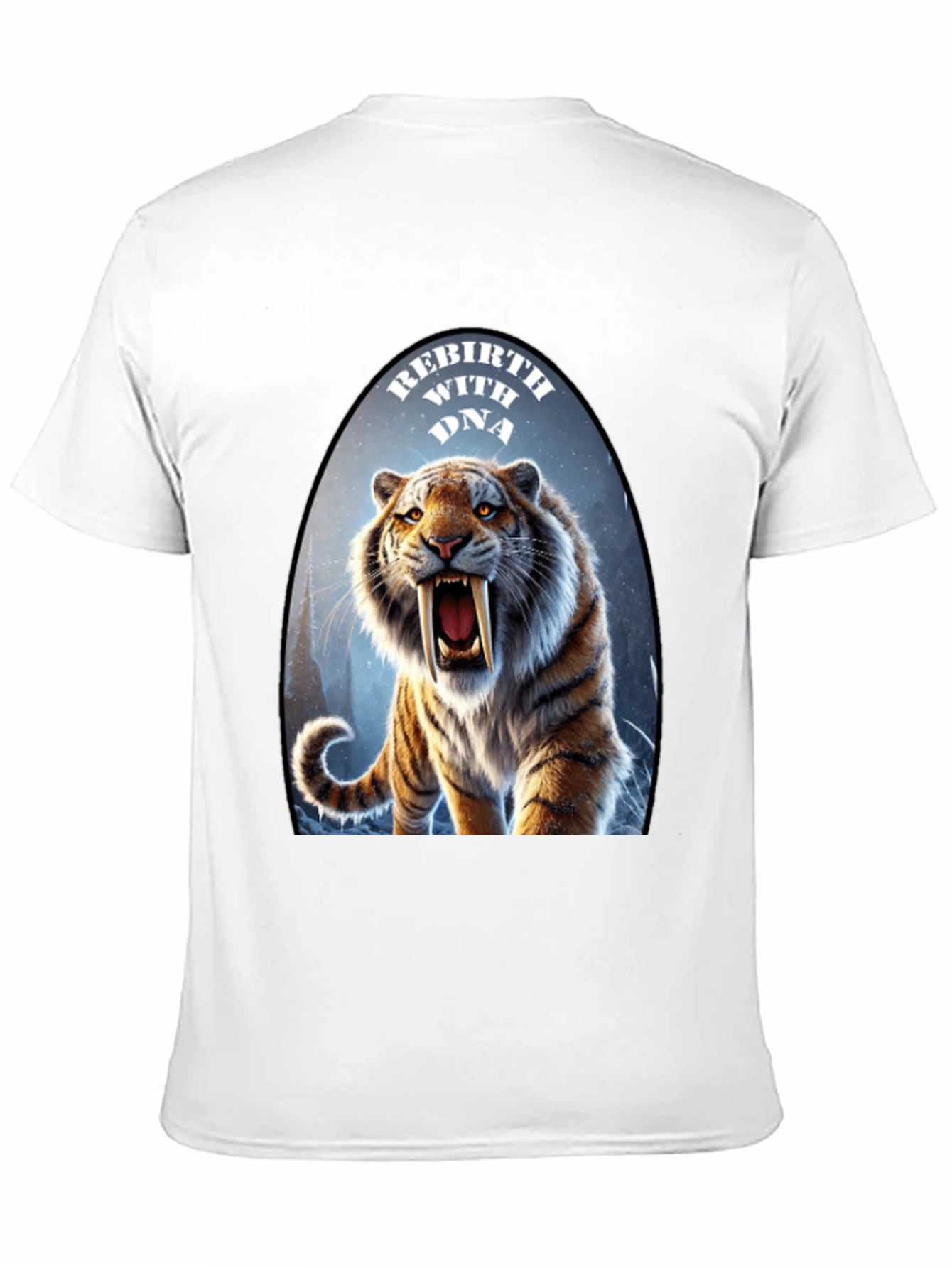Rebirth With DNA Tiger Graphic T-Shirt