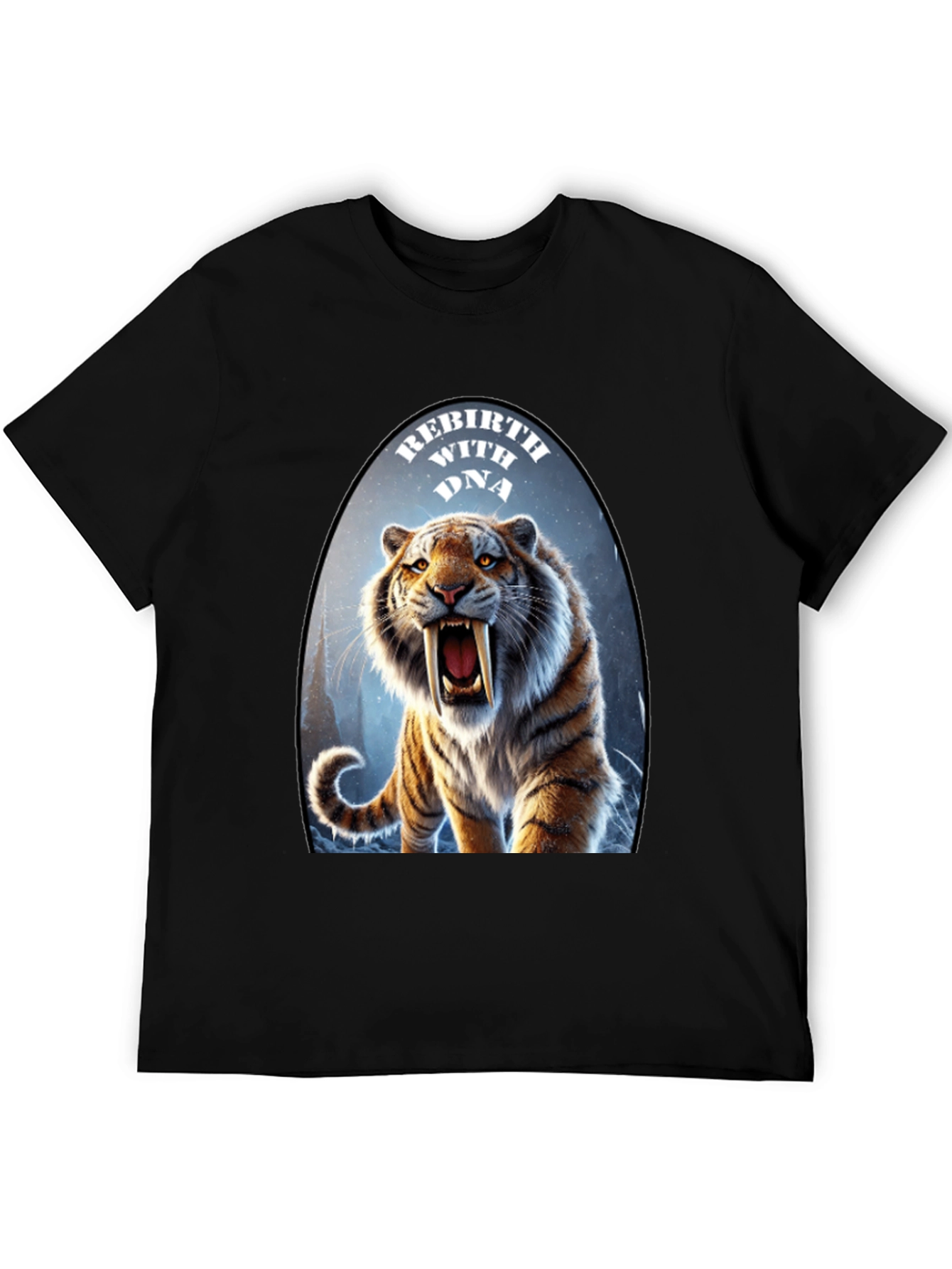 Rebirth With DNA Tiger Graphic T-Shirt