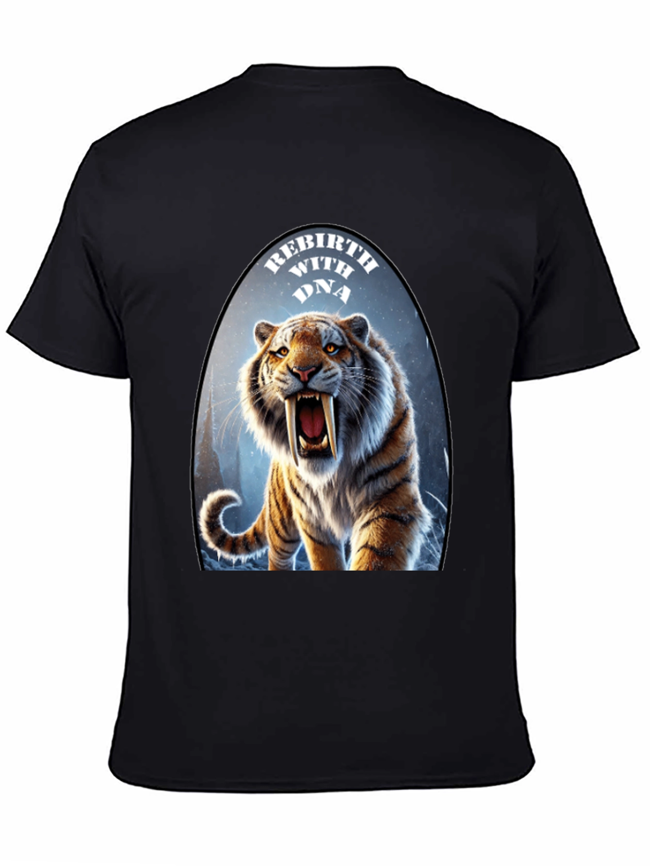 Rebirth With DNA Tiger Graphic T-Shirt