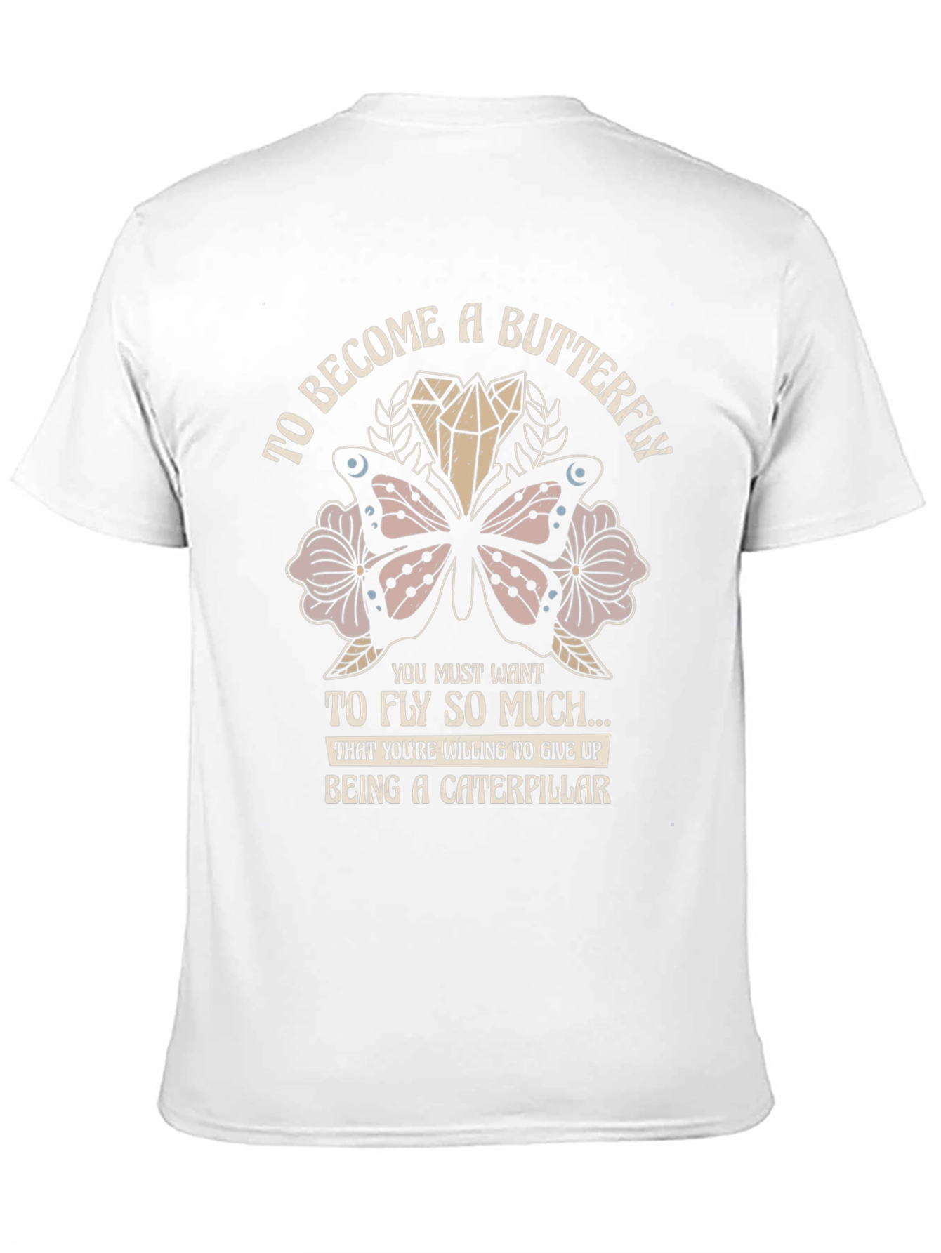 Butterfly Caterpillar T-Shirt - Motivational Tee