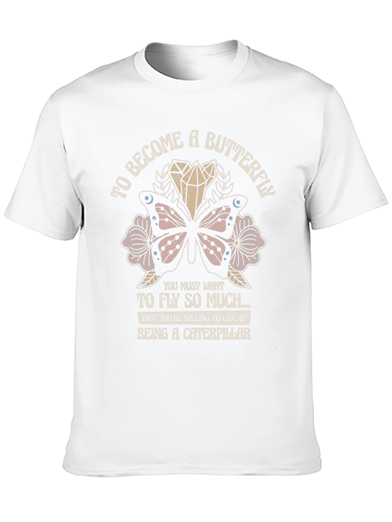 Butterfly Caterpillar T-Shirt - Motivational Tee