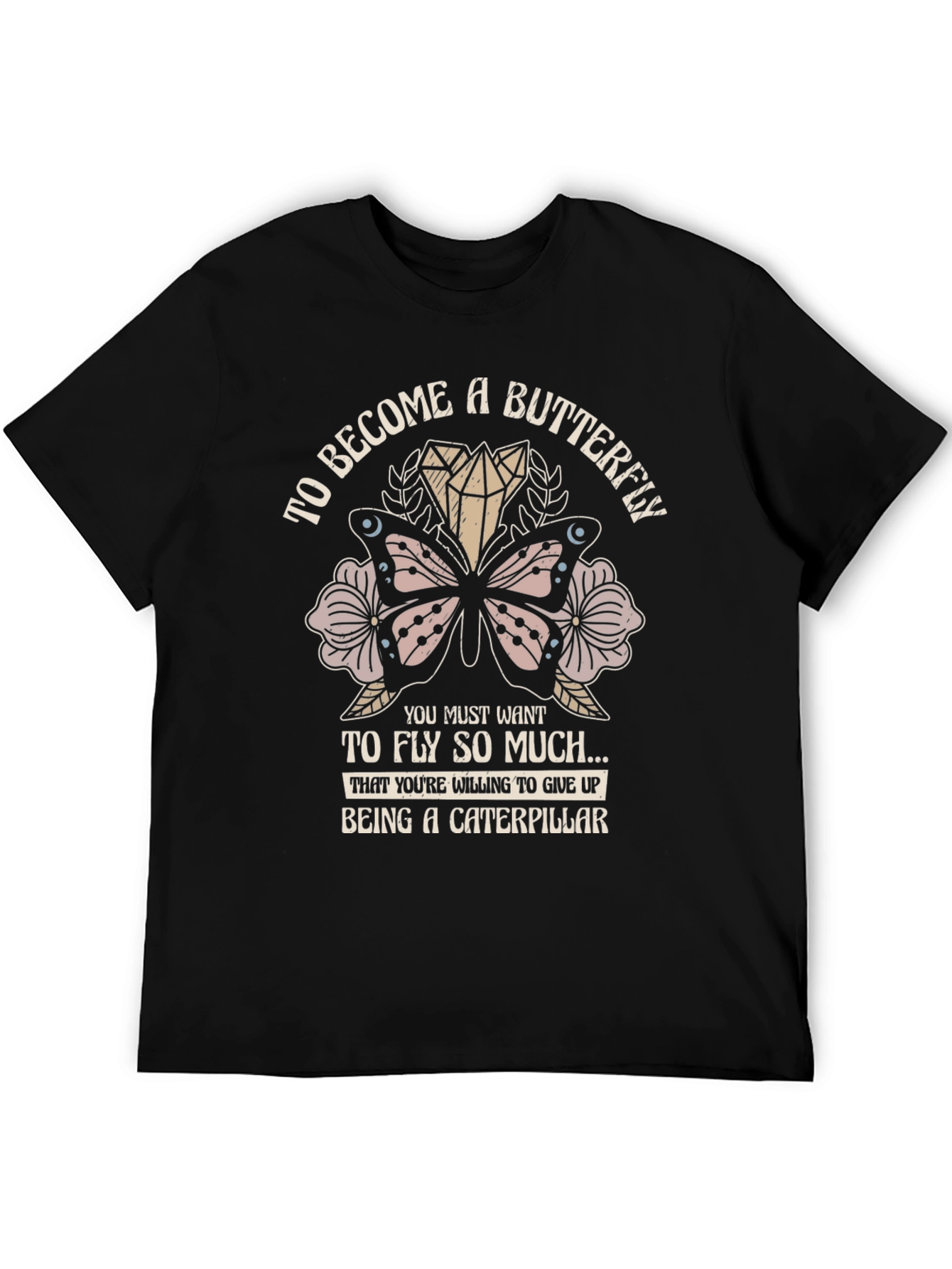 Butterfly Caterpillar T-Shirt - Motivational Tee