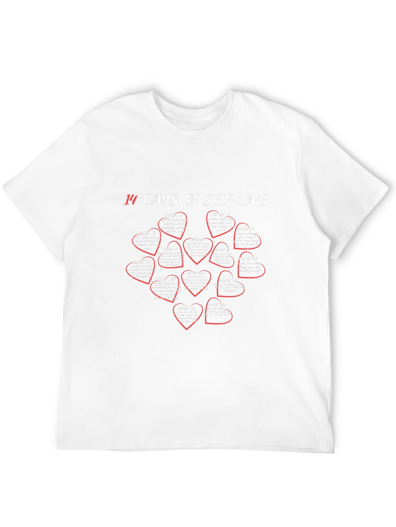 14 Days of Self-Love Black T-Shirt