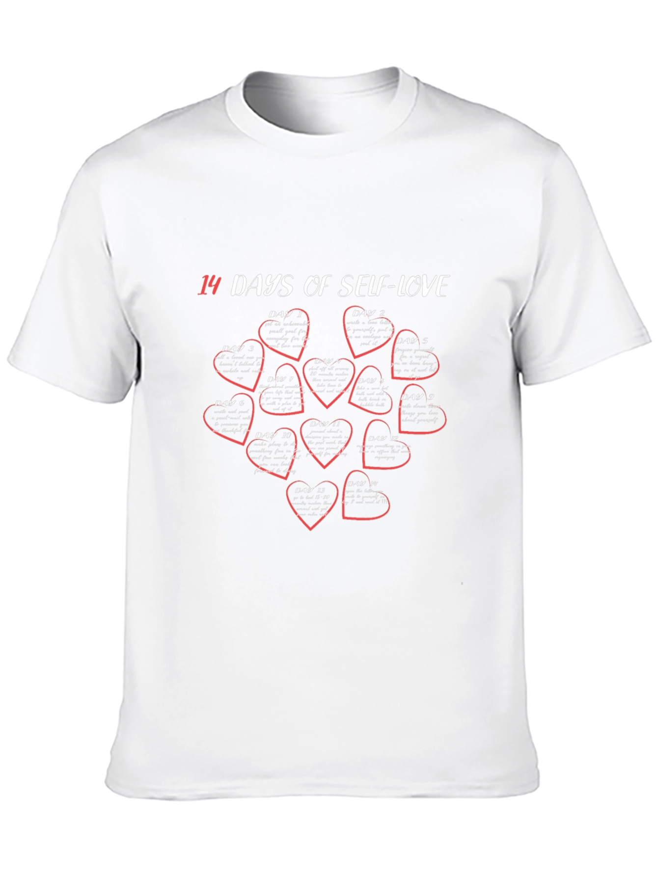 14 Days of Self-Love Black T-Shirt