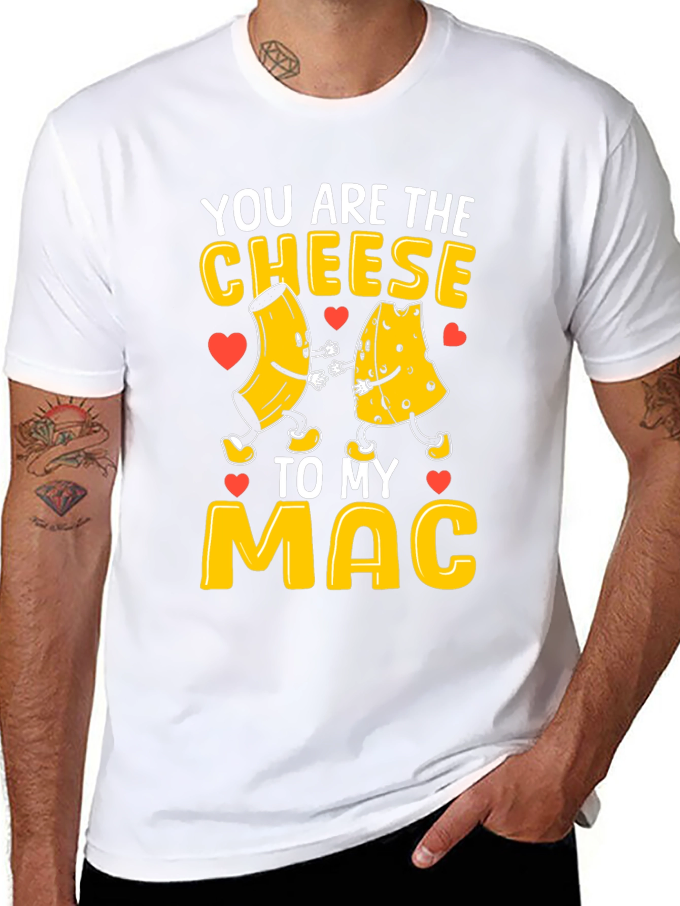 You Are The Cheese To My Mac Graphic Tee