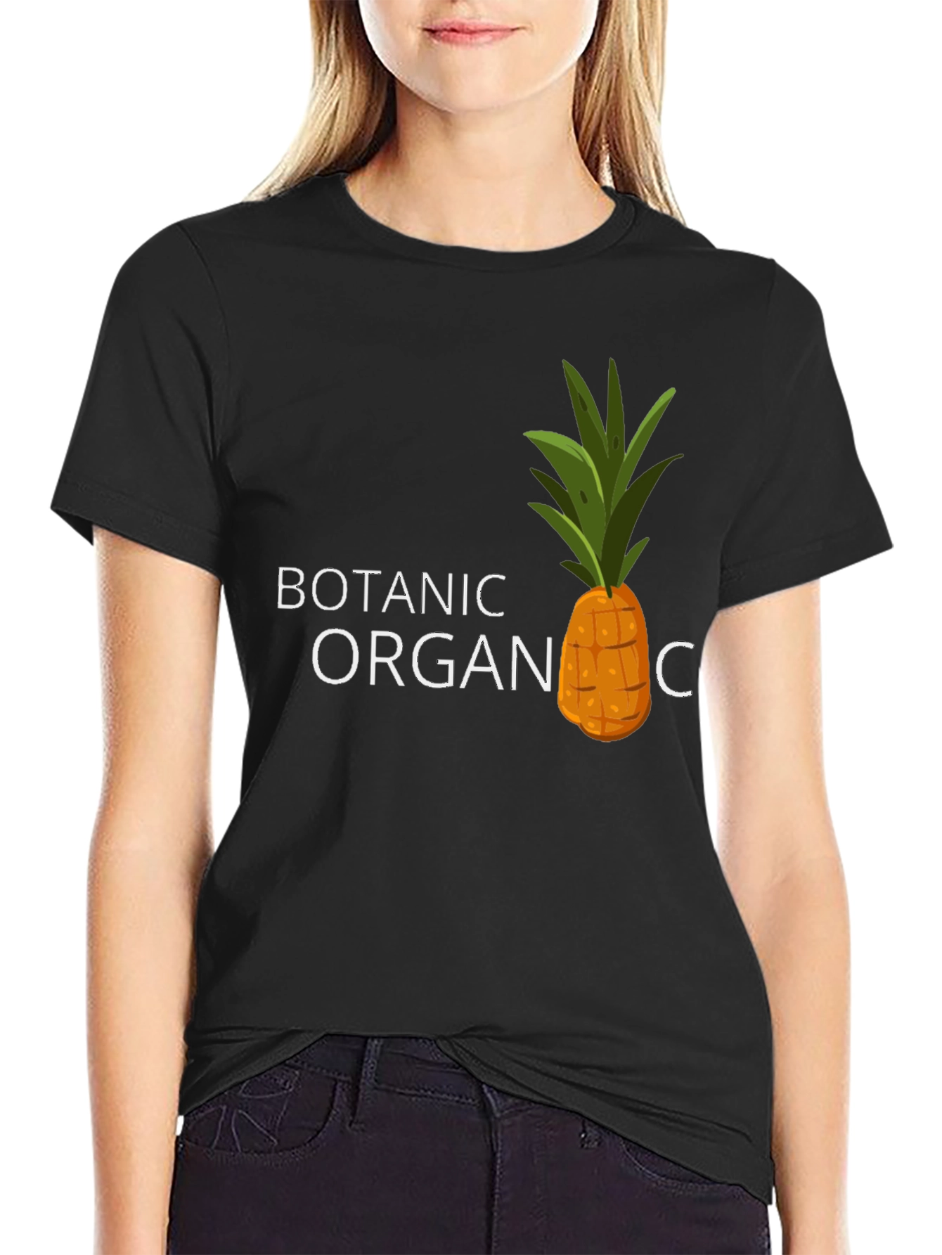 Botanic Organic Pineapple Graphic Tee