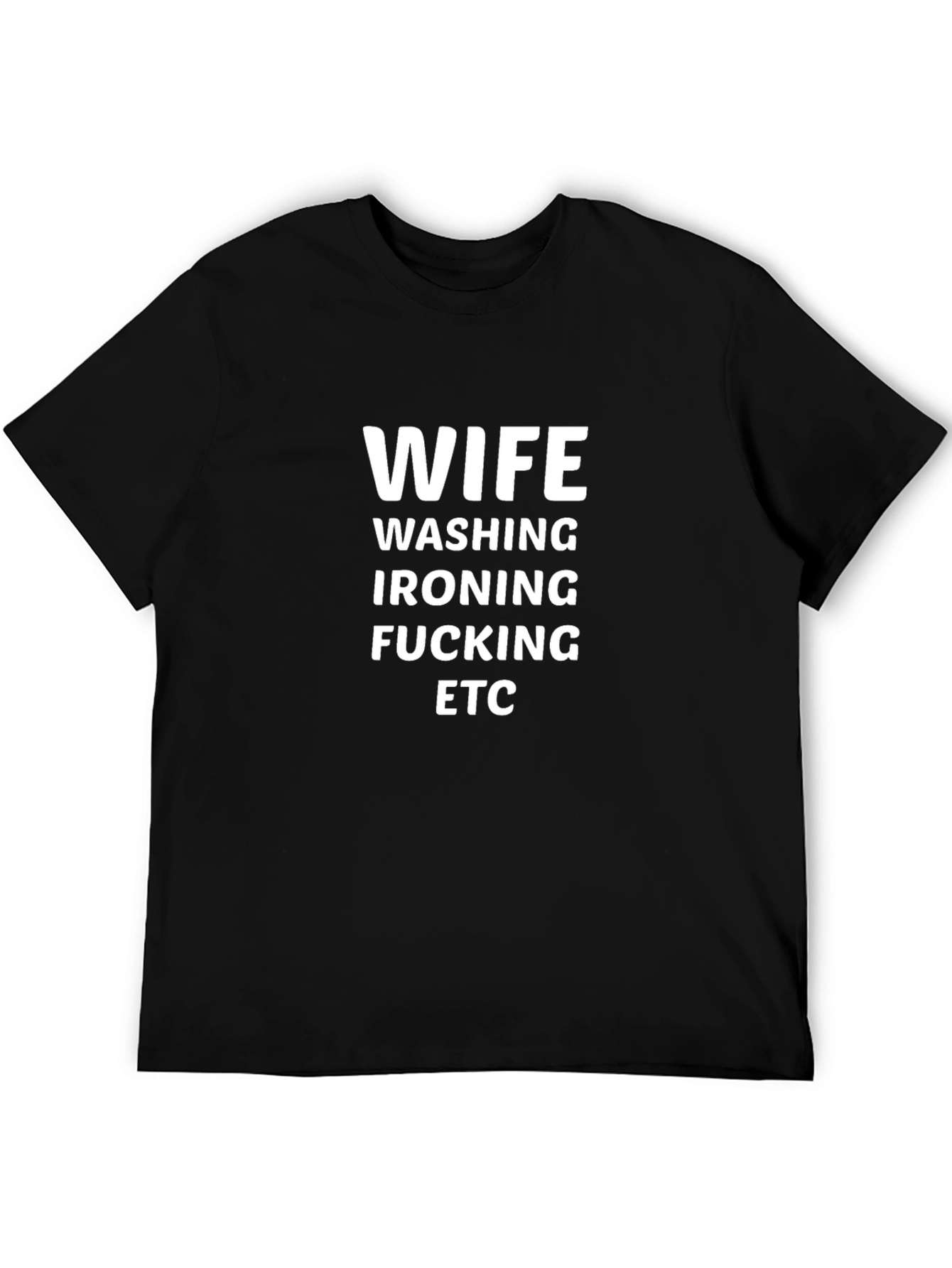 Wife Washing Ironing Humor T-Shirt