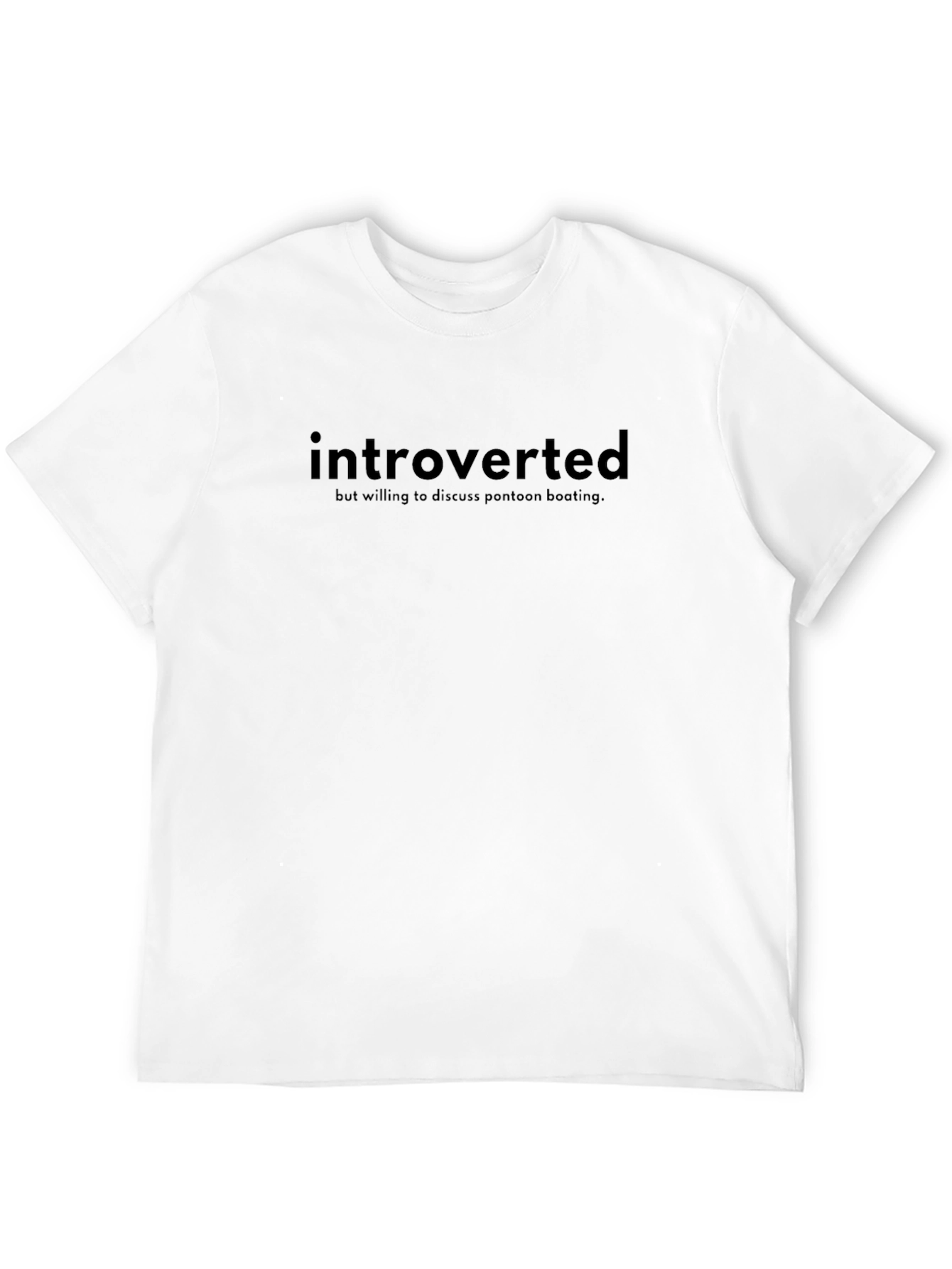 Introverted Pontoon Boating T-Shirt
