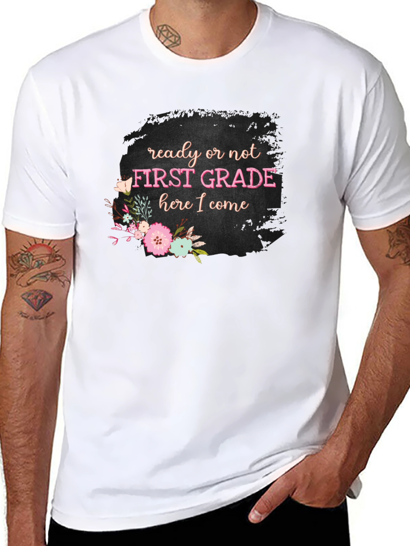 First Grade Teacher Ready or Not T-Shirt