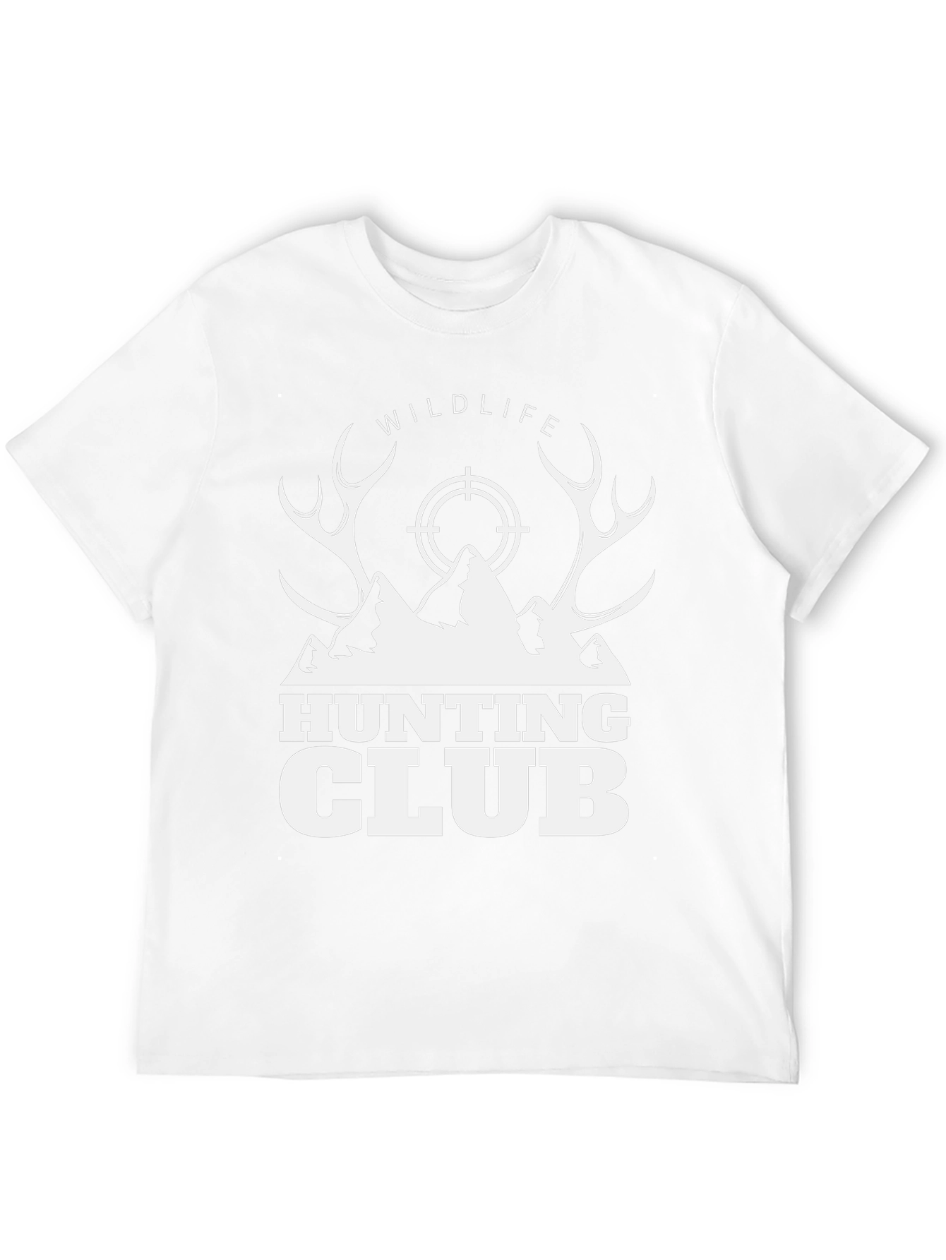 Wildlife Hunting Club Graphic T-Shirt - Black